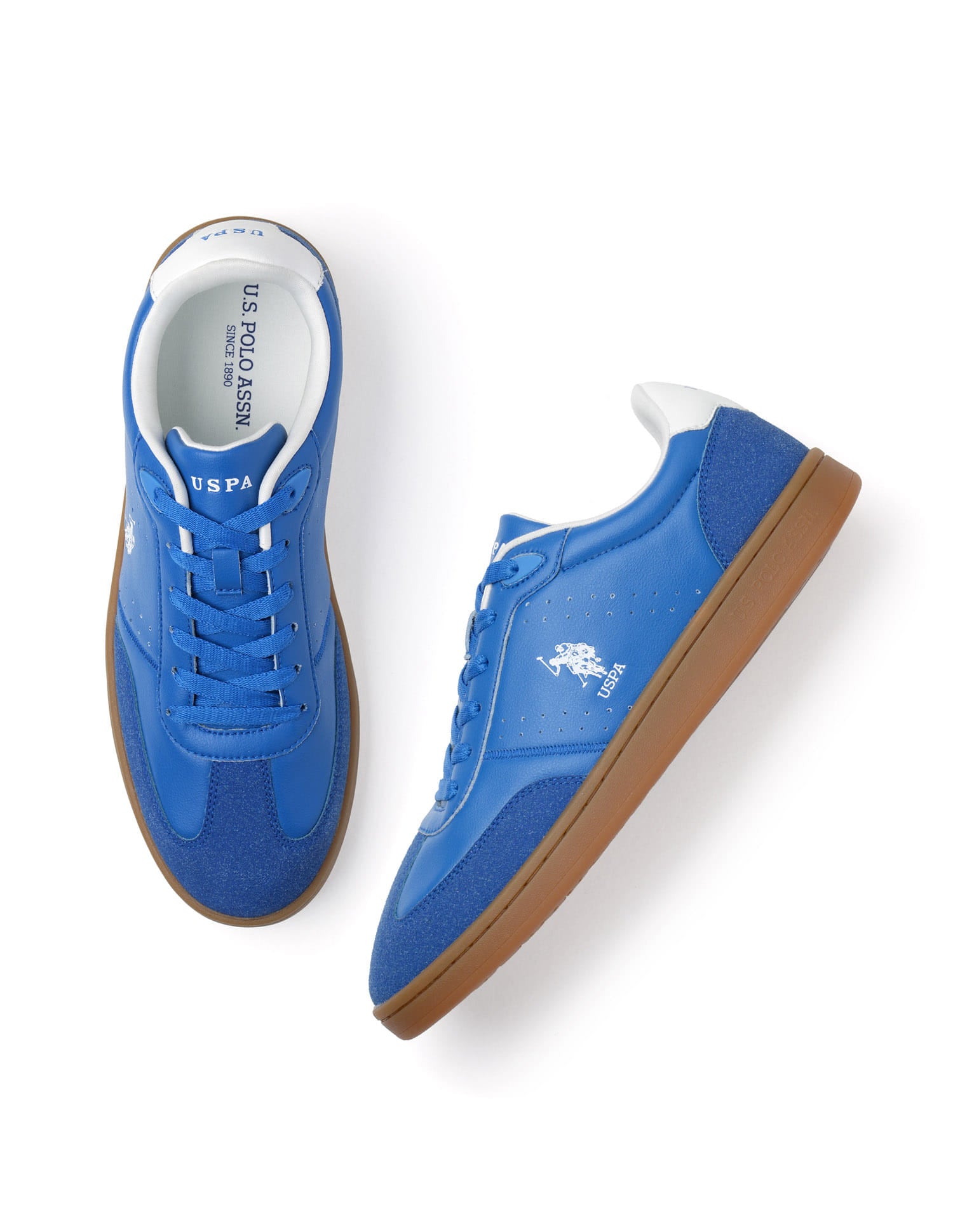 Men Cenik Colourblocked Sneakers Blue - U.S. Polo Assn. India | Large