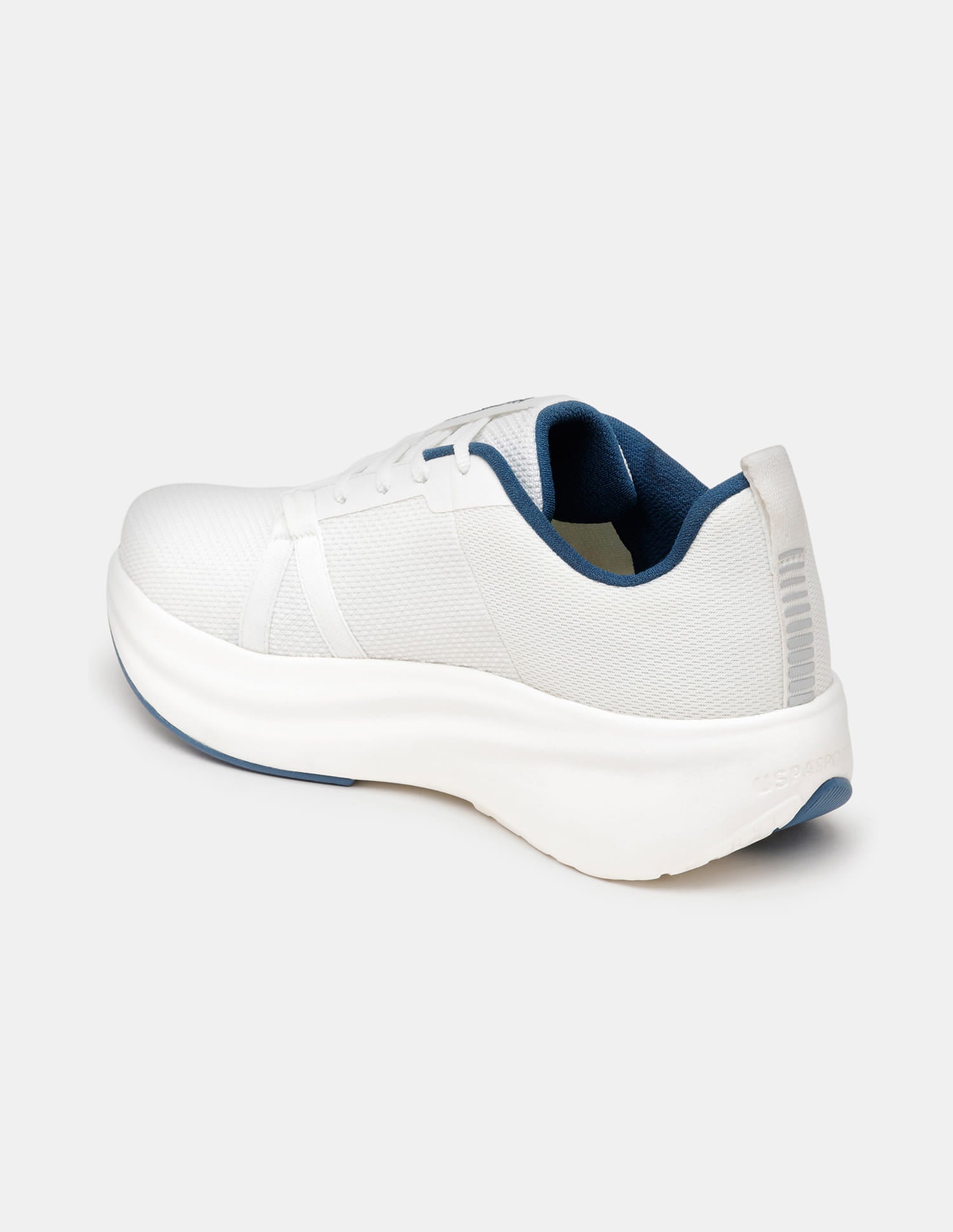 Men White Lance Uspa Sport Sneakers White - U.S. Polo Assn. India | Large