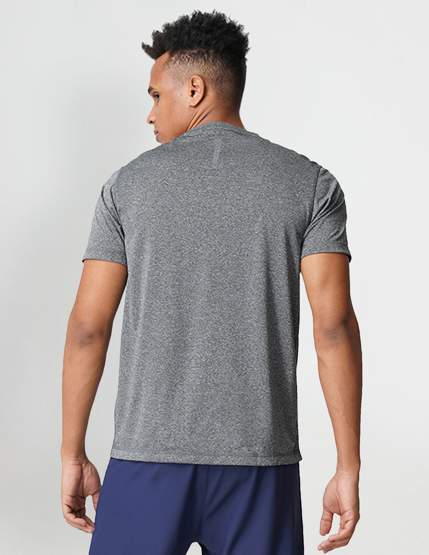 Reflective Logo Crew Neck I712 Lounge T-Shirt - Pack Of 1 Grey Melange - U.S. POLO ASSN. | Large