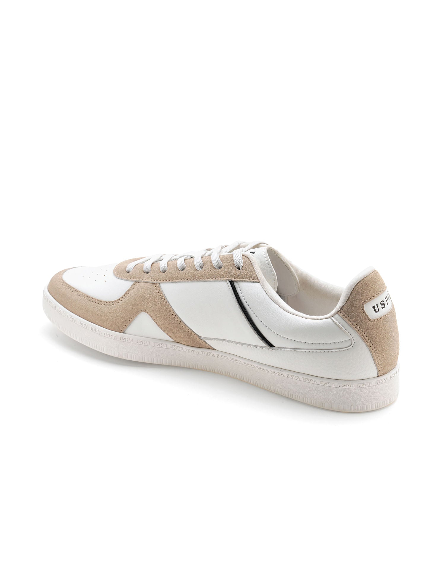 Men Jorge Colourblocked Sneakers White - U.S. Polo Assn. India | Large