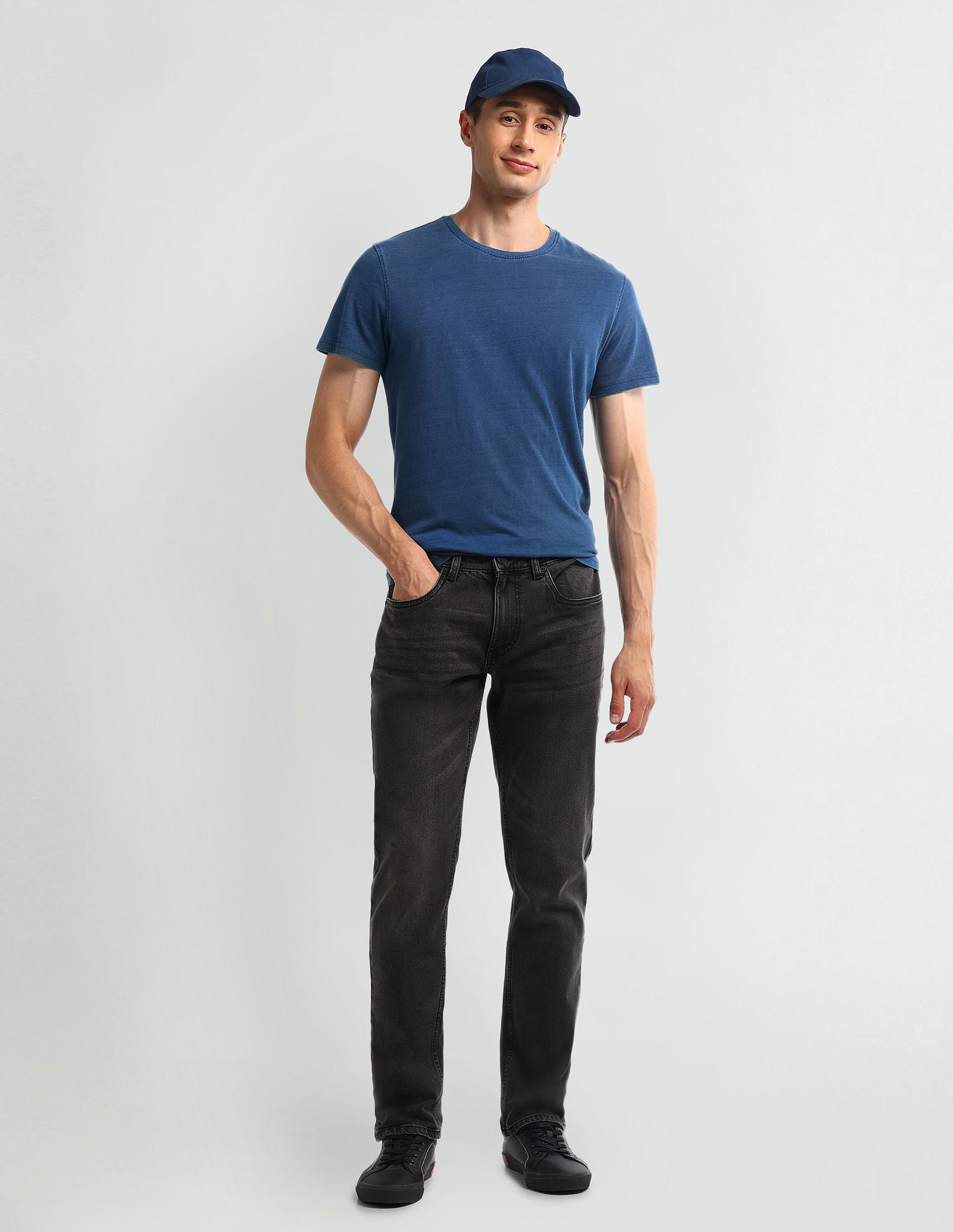 Brandon Slim Tapered Black Jeans Black - U.S. Polo Assn. India | Large