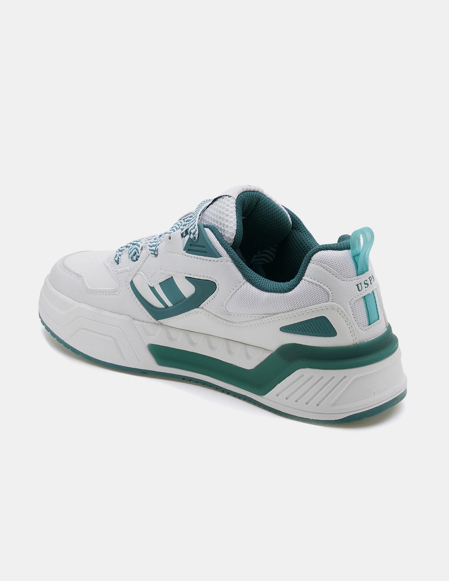 Men Damen Colour Blocked Sneakers White - U.S. POLO ASSN. | Large