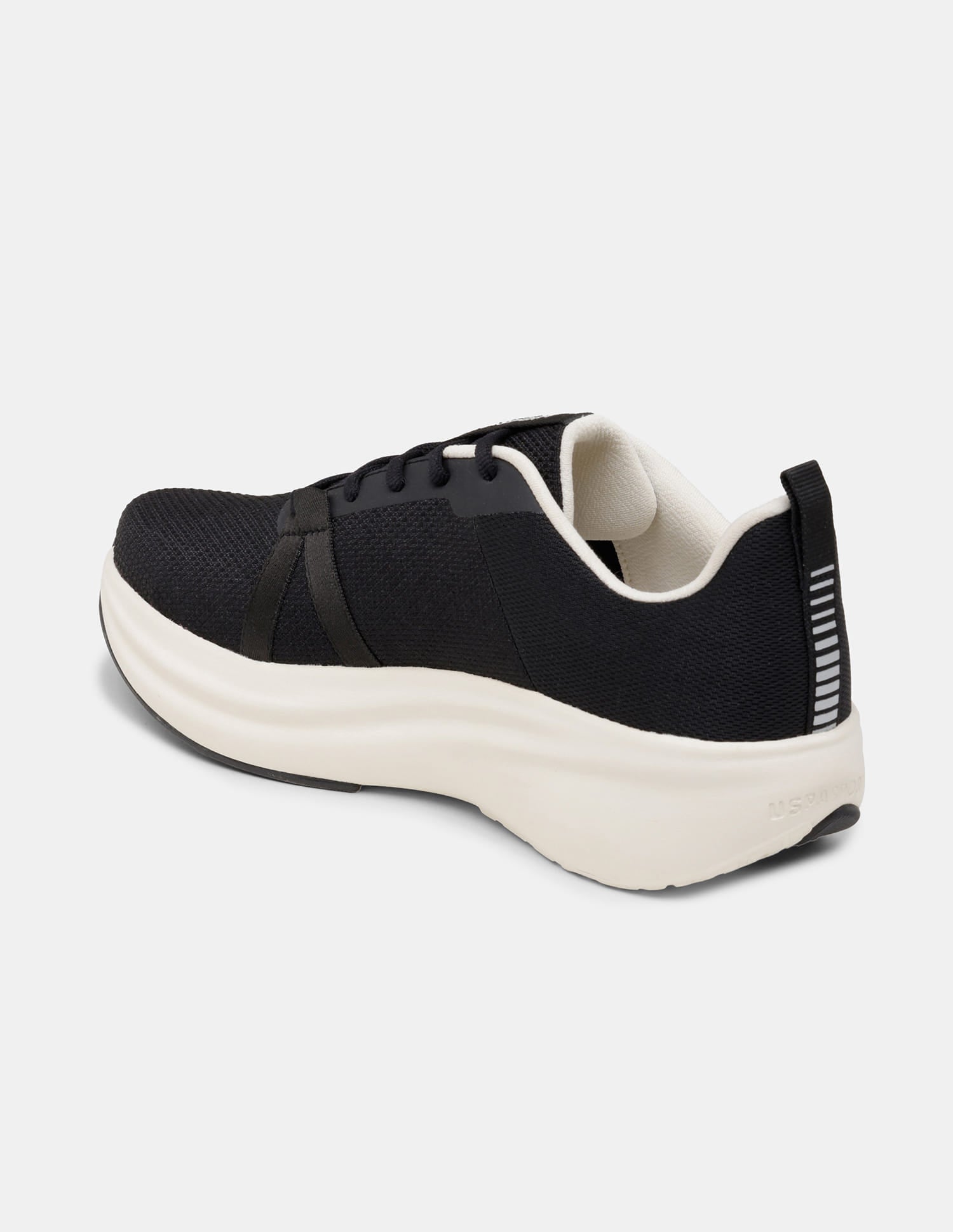 Men Black Lance Uspa Sport Sneakers Black - U.S. Polo Assn. India | Large