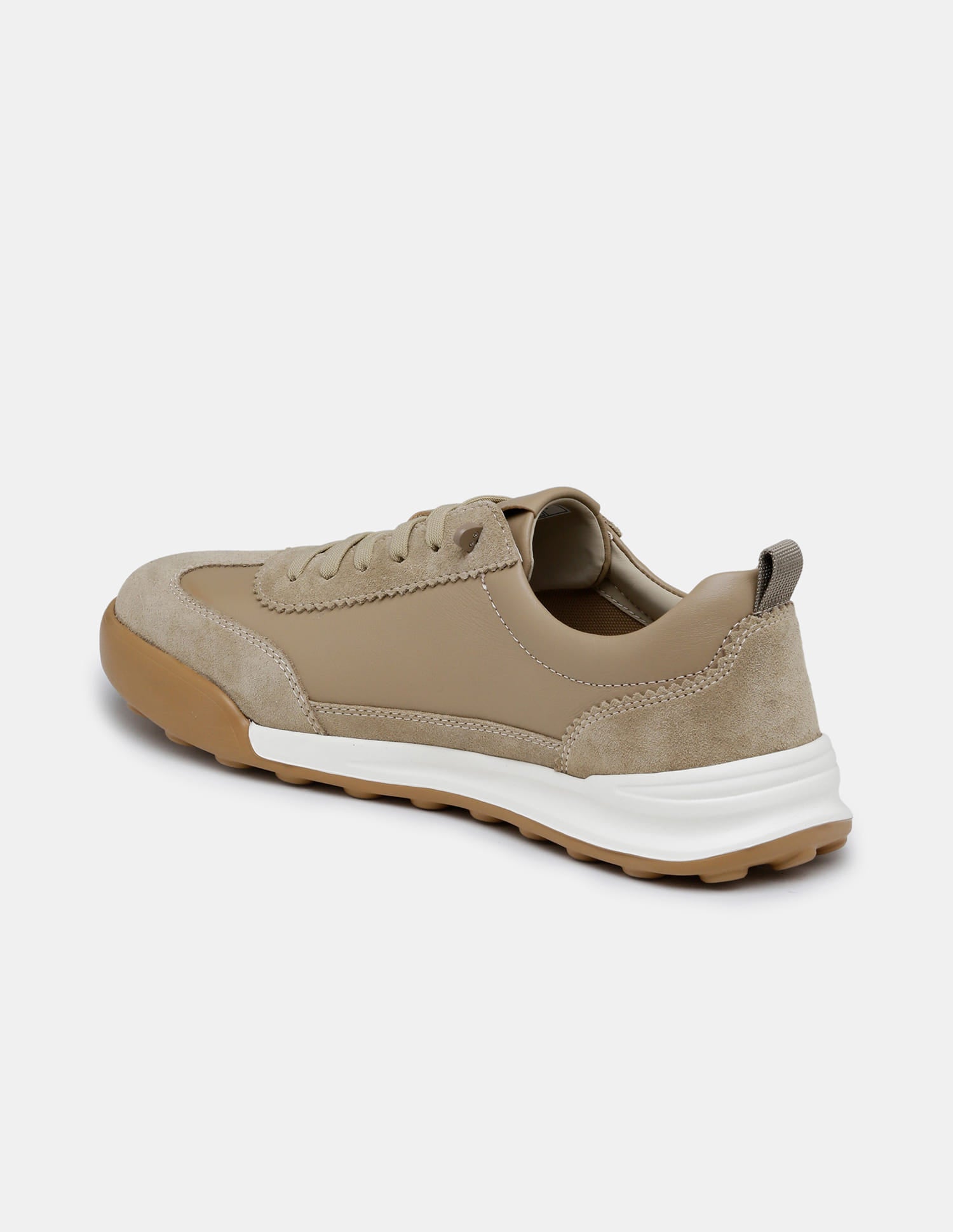 Round Toe Lace Ups Cedric Sneakers Beige - U.S. Polo Assn. India | Large