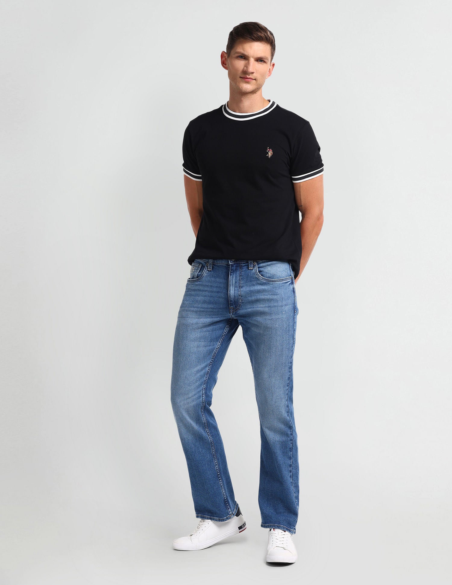 Connor Bootcut Blue Jeans Blue - U.S. Polo Assn. India | Large