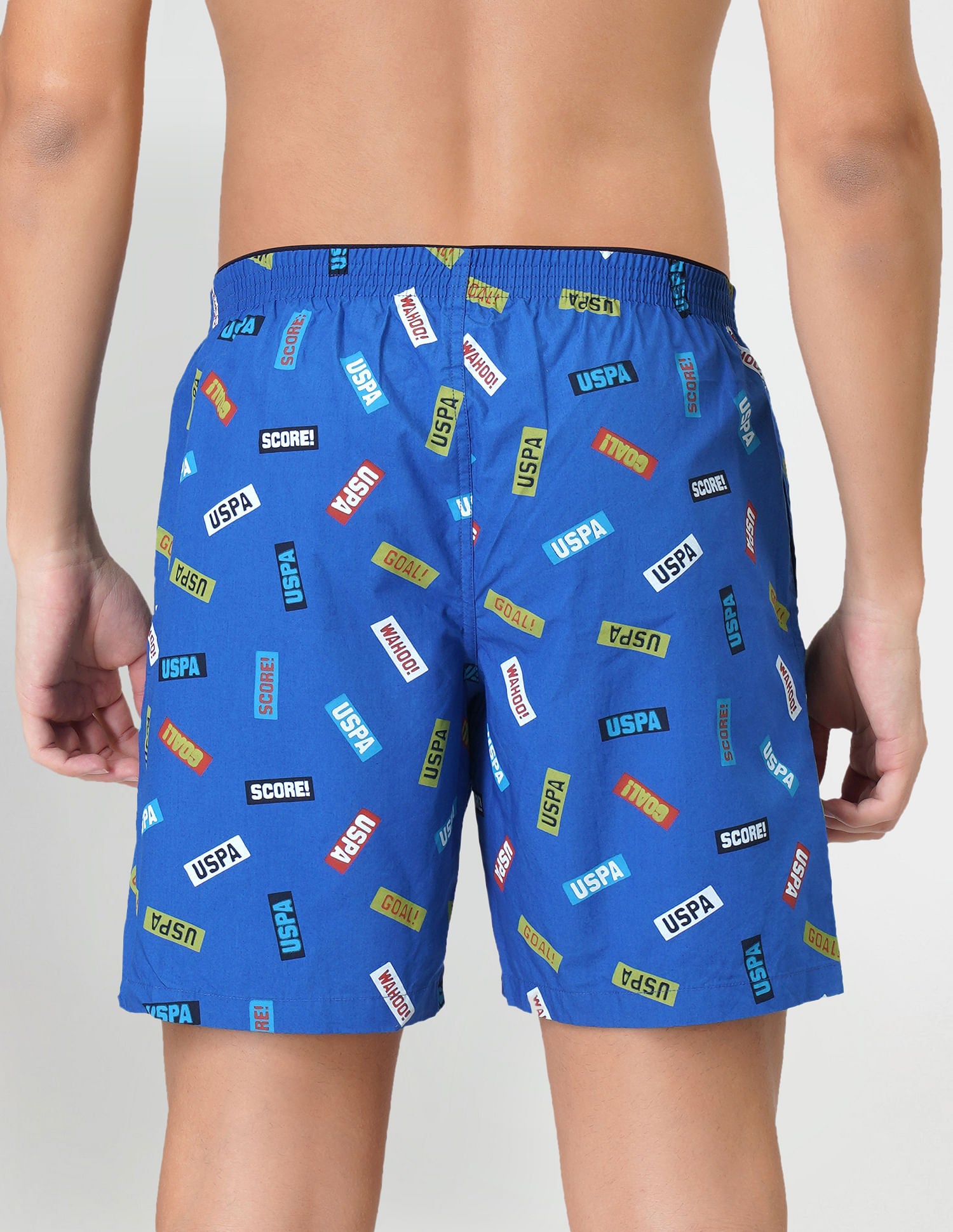 Relaxed Fit Printed IYAB Boxers - Pack Of 1 Blue - U.S. POLO ASSN. | Large