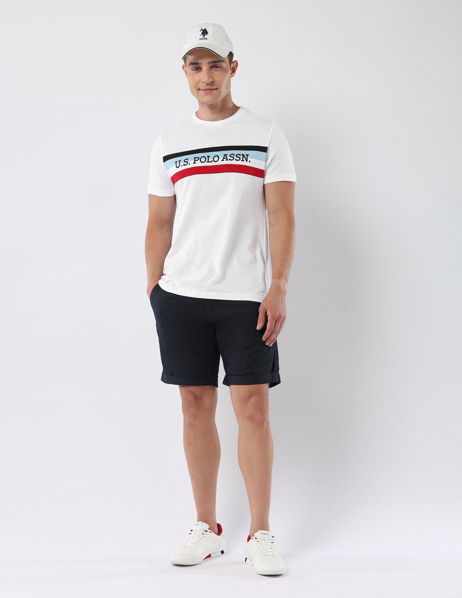 Pure Cotton 135 Anniversary T-Shirt White - U.S. Polo Assn. India | Large