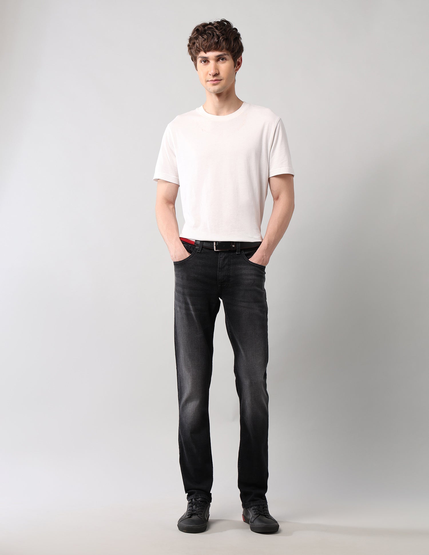 Brandon Slim Tapered Fit Black Jeans Black - U.S. POLO ASSN. | Large