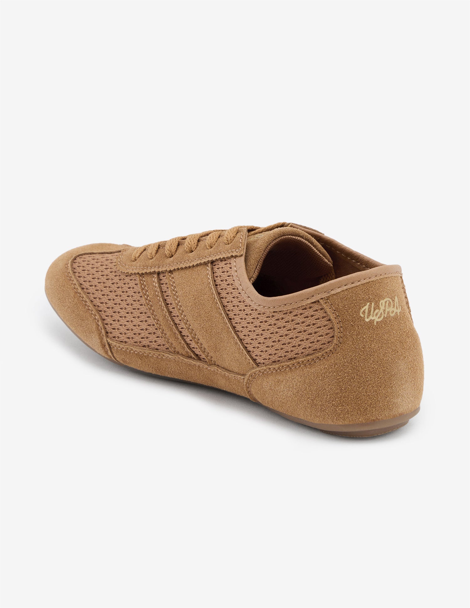 Textured Liorane Suede Sneakers Tan - U.S. Polo Assn. India | Large