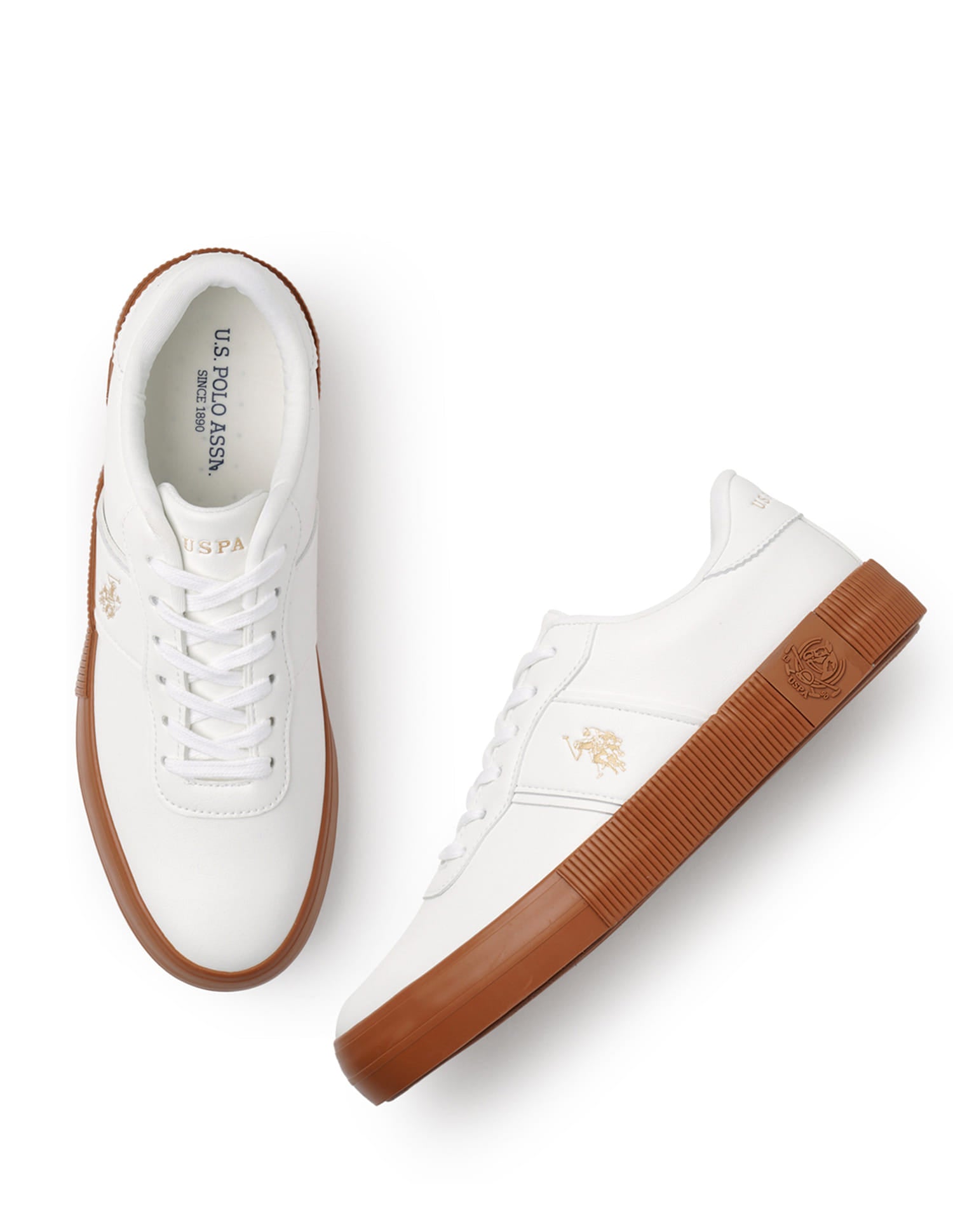 Men Low Top Mees Sneakers Off-White - U.S. Polo Assn. India | Large