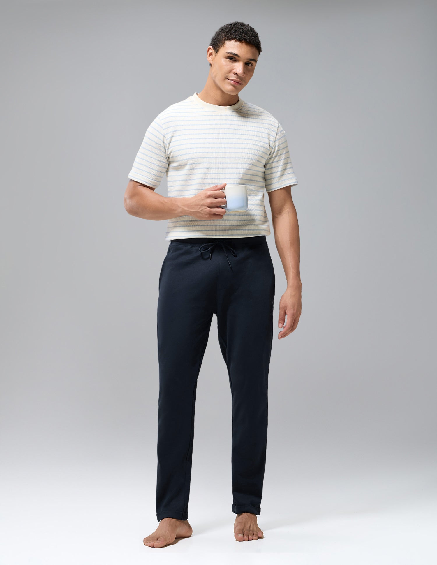 Terry Cotton Heavyweight OR012 Track Pants Navy - U.S. Polo Assn. India | Large