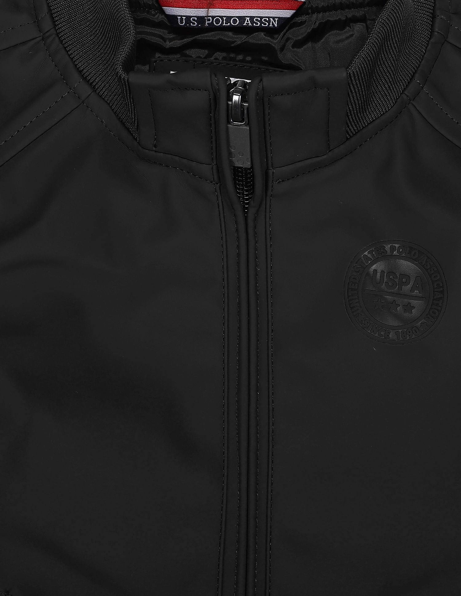 Boys Panelled Bomber Jacket Black - U.S. POLO ASSN. | Large