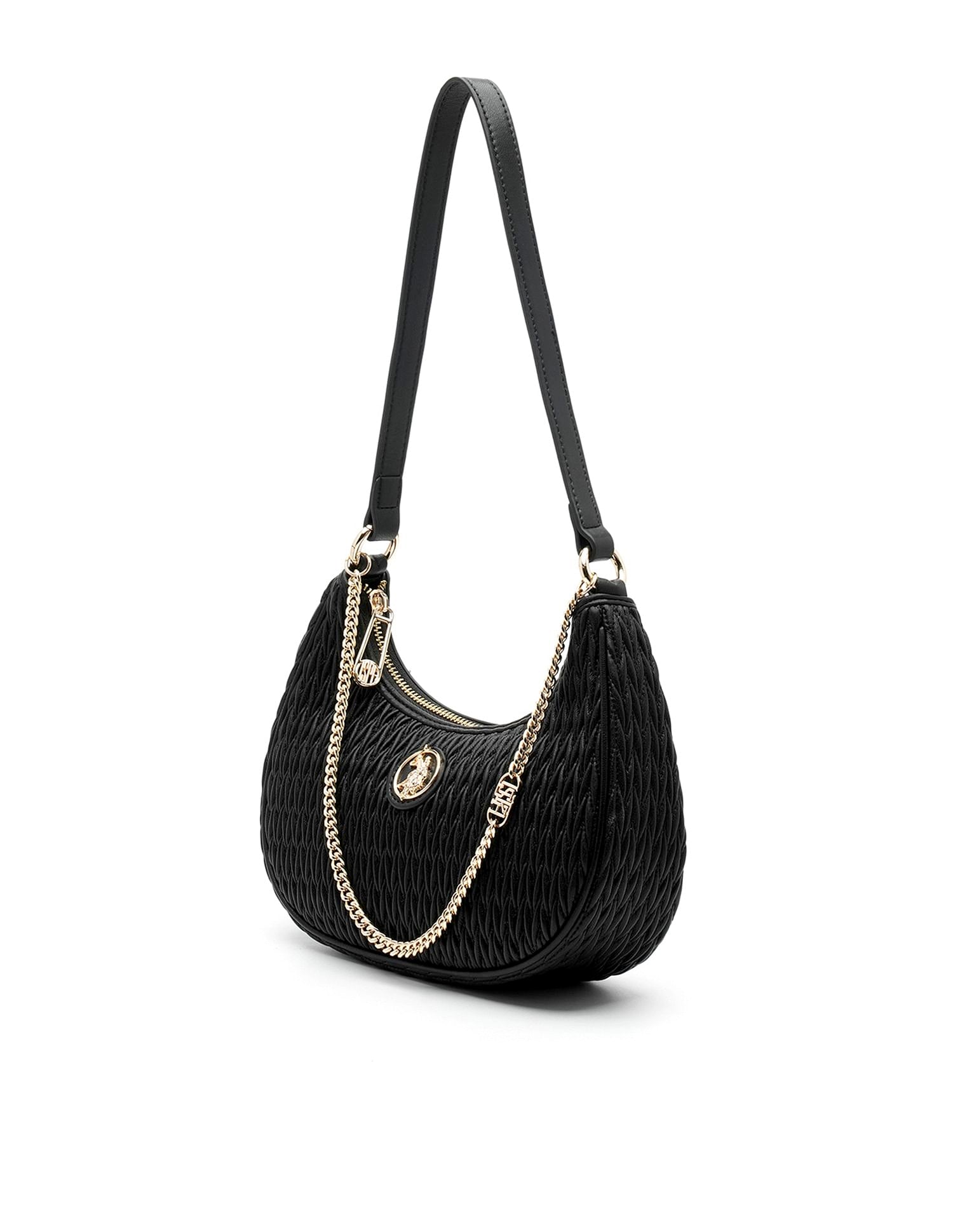 Vera Monogram Hangbag Black - U.S. POLO ASSN. | Large