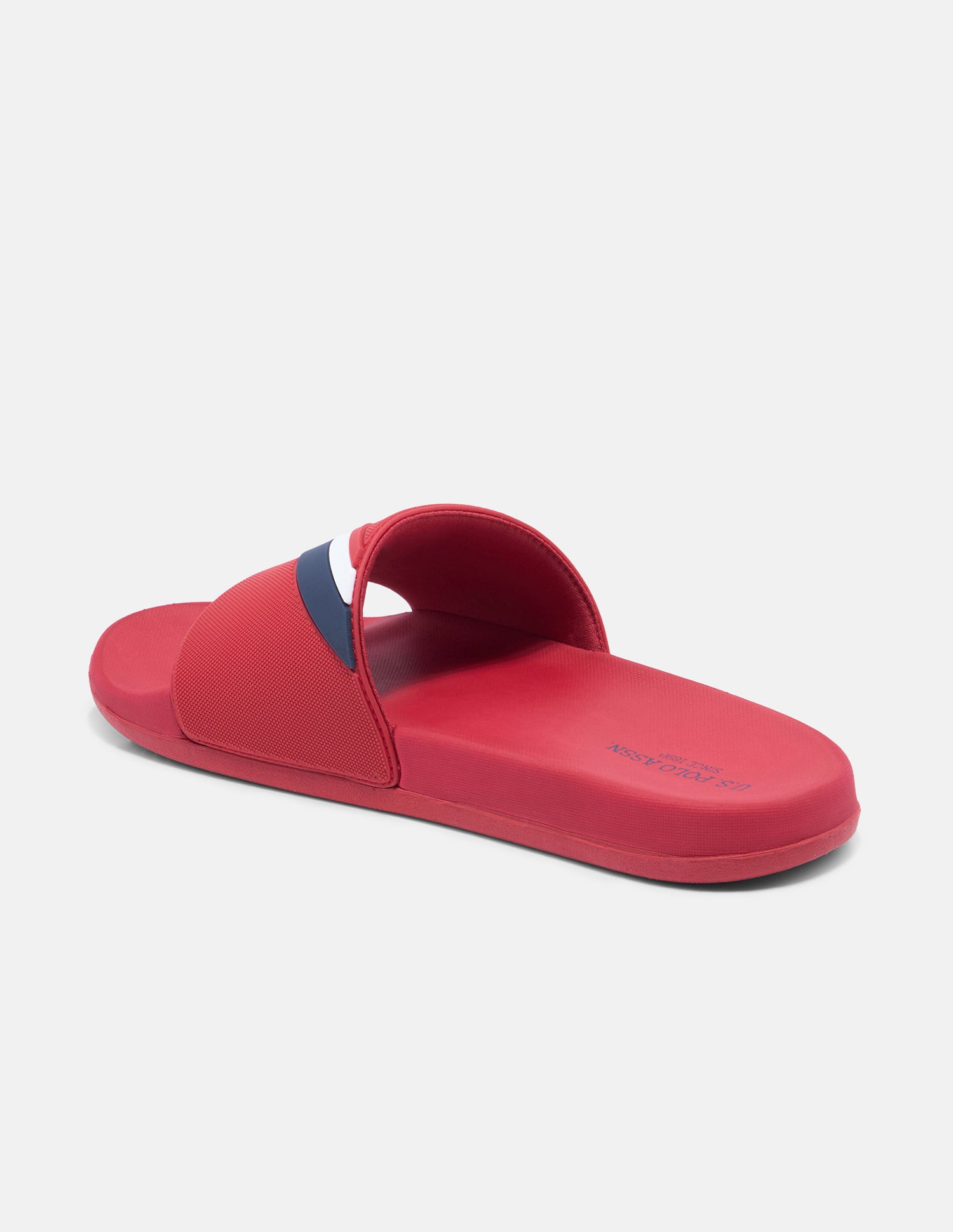 Striped Trevan Sliders Red - U.S. Polo Assn. India | Large