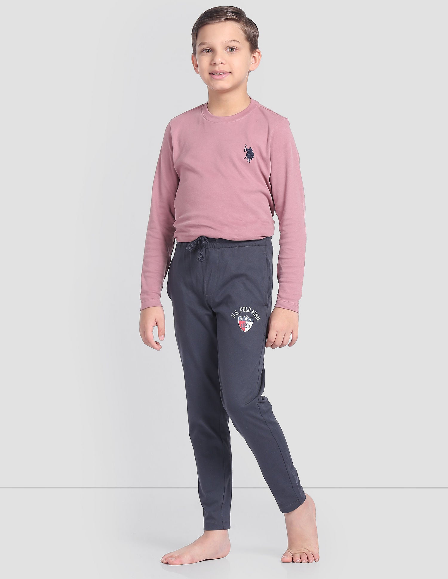 Drawstring Waist OKR01 Track Pants - Pack Of 1 Dark Grey - U.S. POLO ASSN. | Large