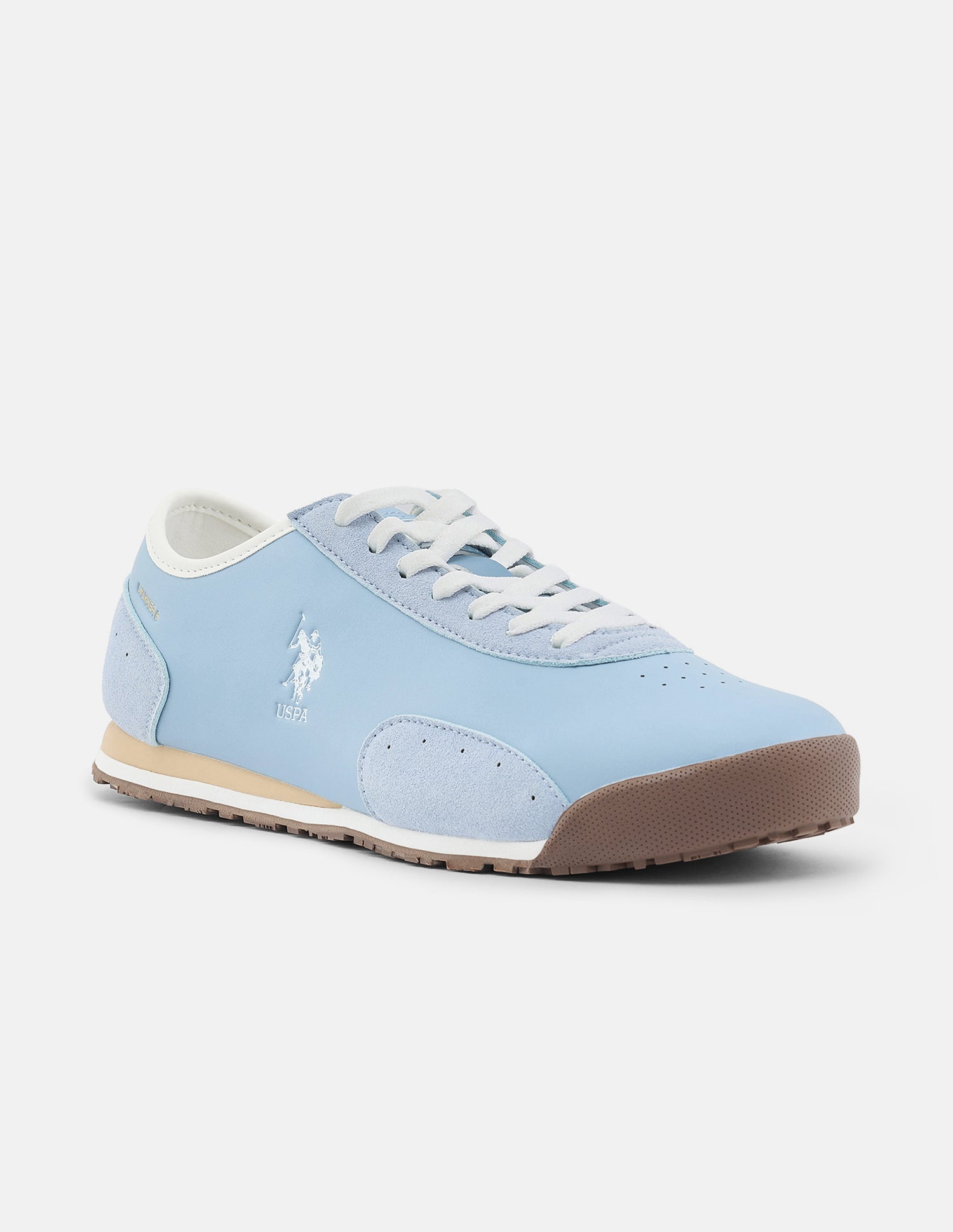 Round Toe Chukker 6 Suede Sneakers Light Blue - U.S. Polo Assn. India | Large