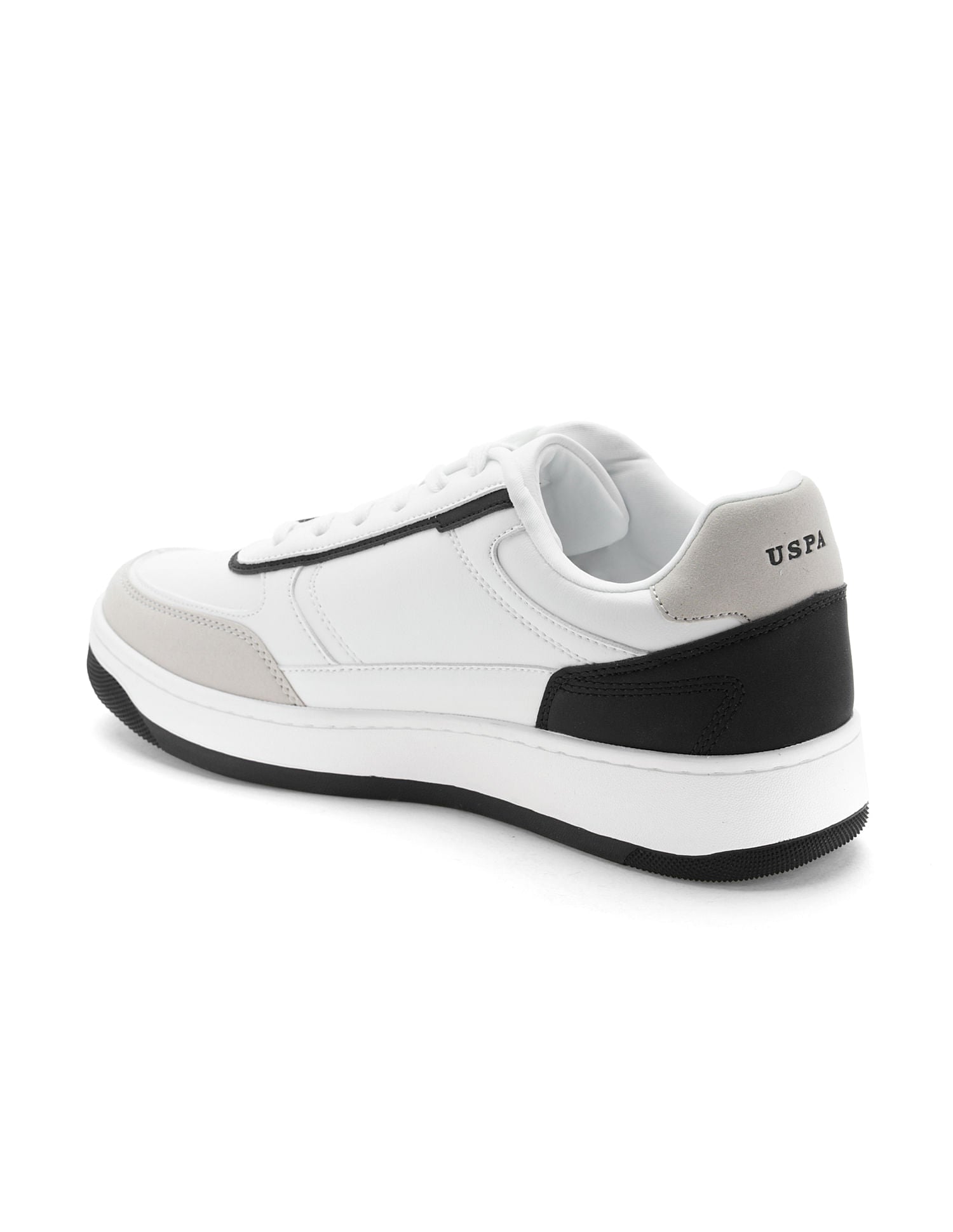 Men Trenno White Retro Court Sneakers White - U.S. POLO ASSN. | Large