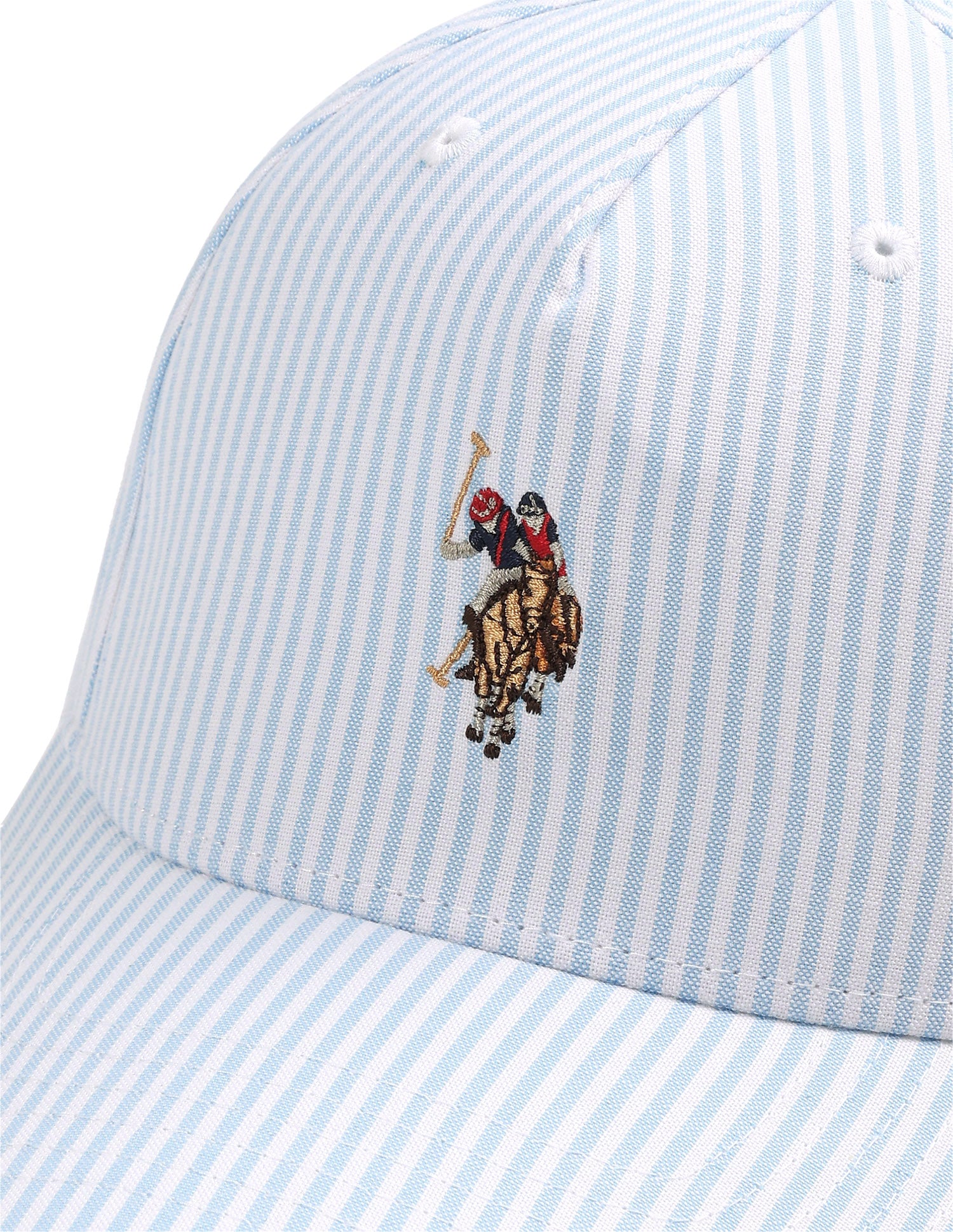 Striped Brand Embroidered Cap Blue - U.S. Polo Assn. India | Large