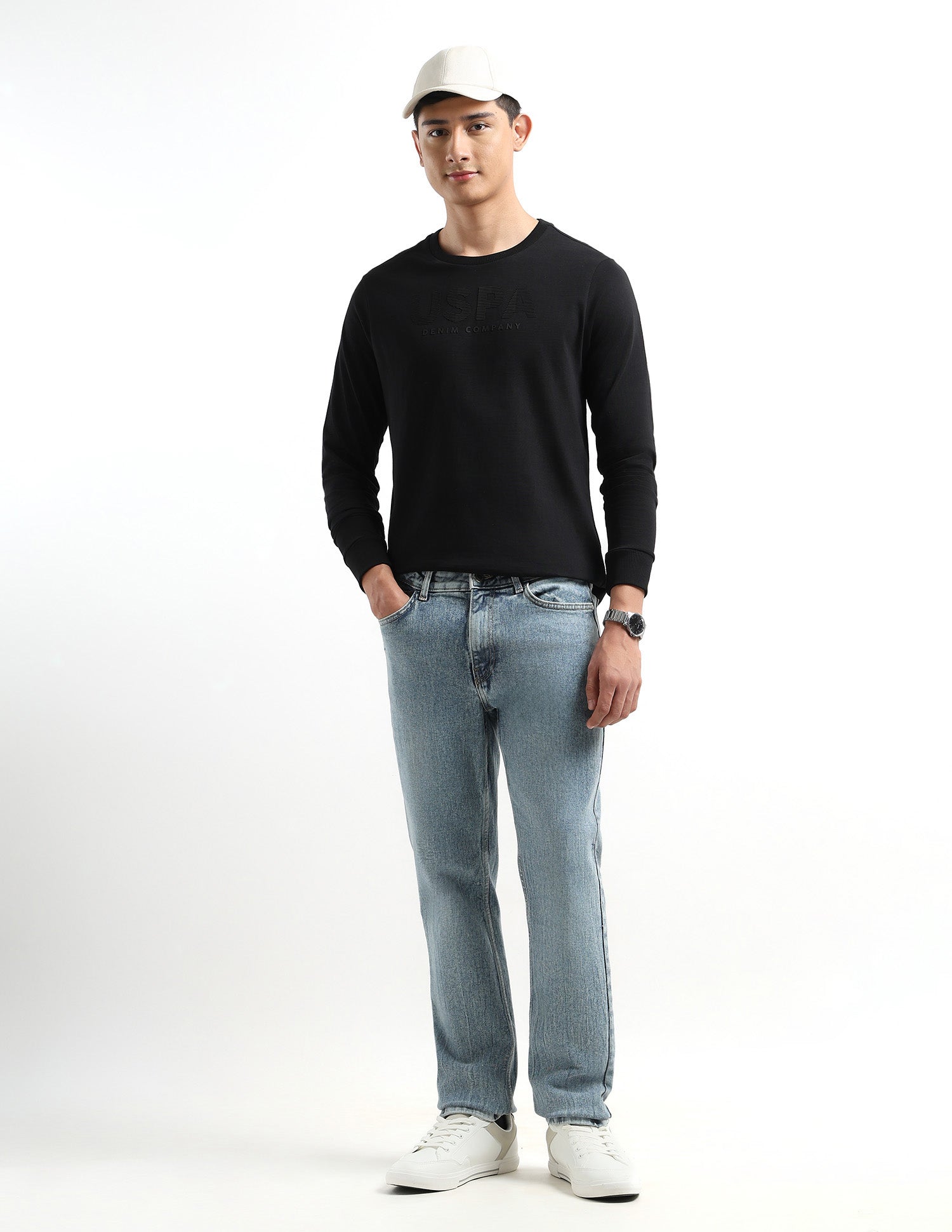 Muscle Fit Solid T-shirt Black - U.S. POLO ASSN. | Large