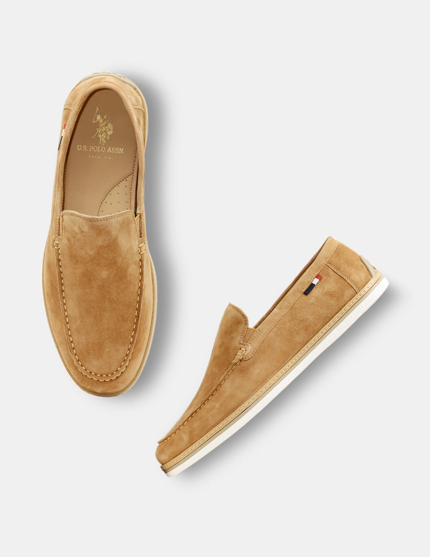 Men Alger Loafers Tan - U.S. Polo Assn. India | Large
