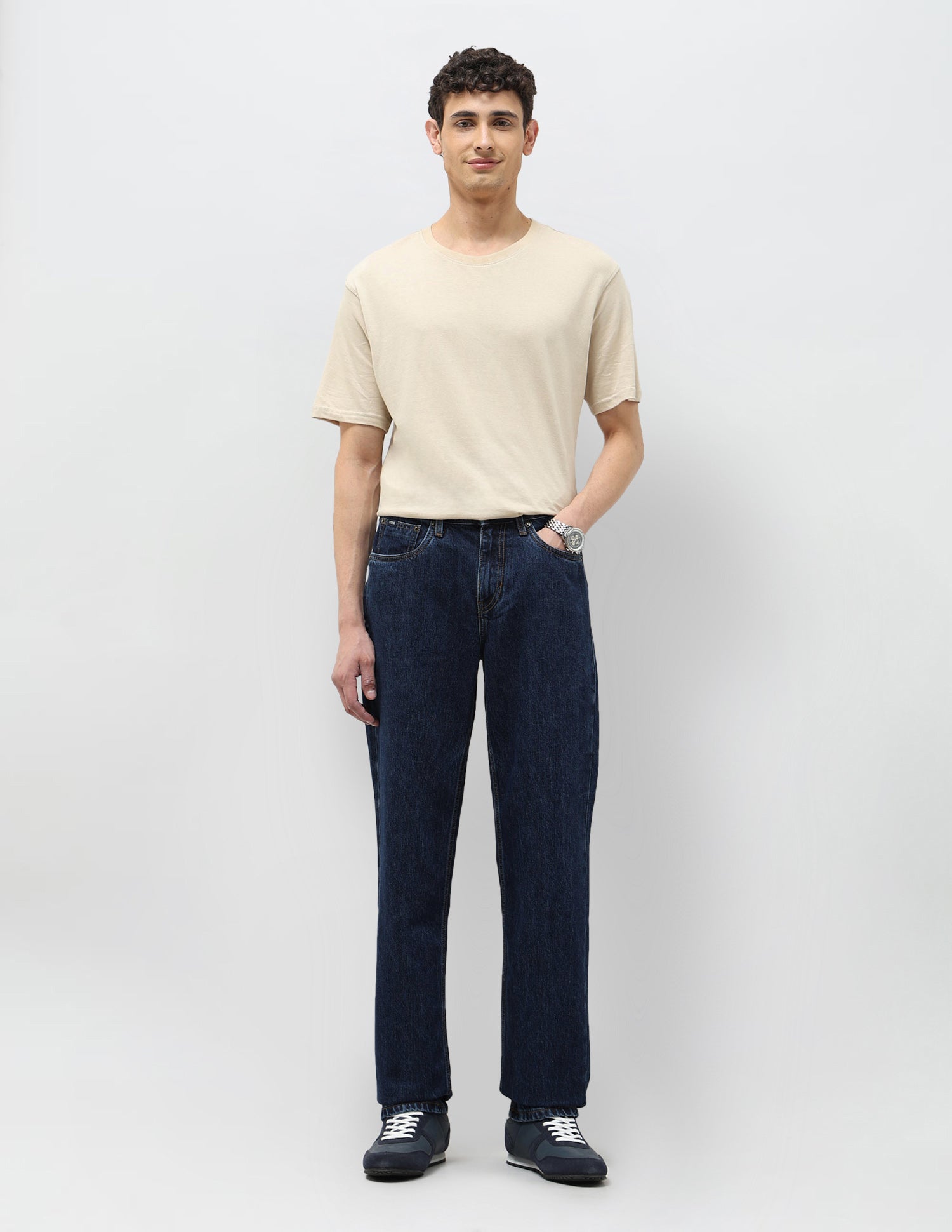 Shawn Relaxed Fit Blue Jeans Dark Wash - U.S. POLO ASSN. | Large