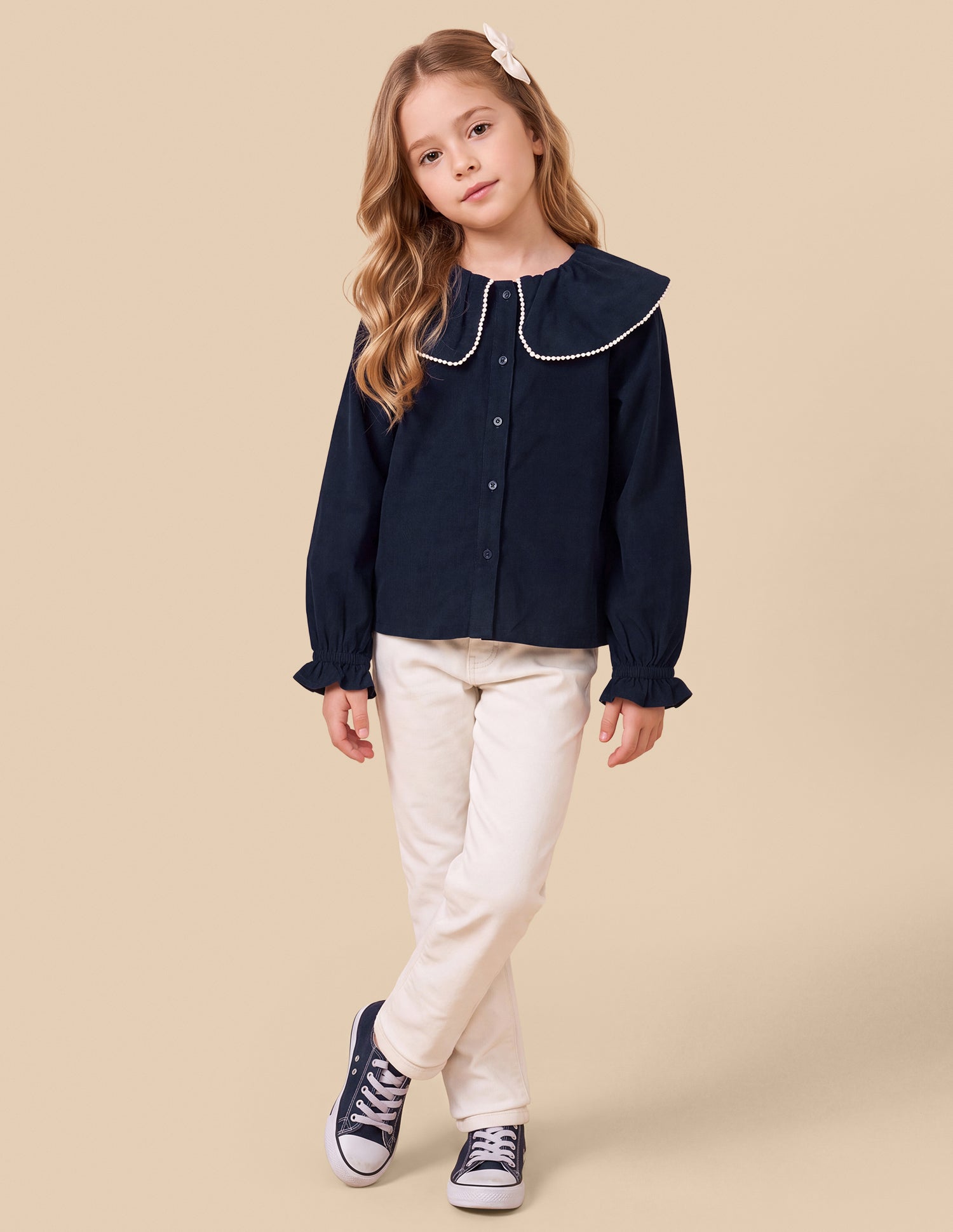 Solid Relaxed Fit Top Navy - U.S. Polo Assn. India | Large