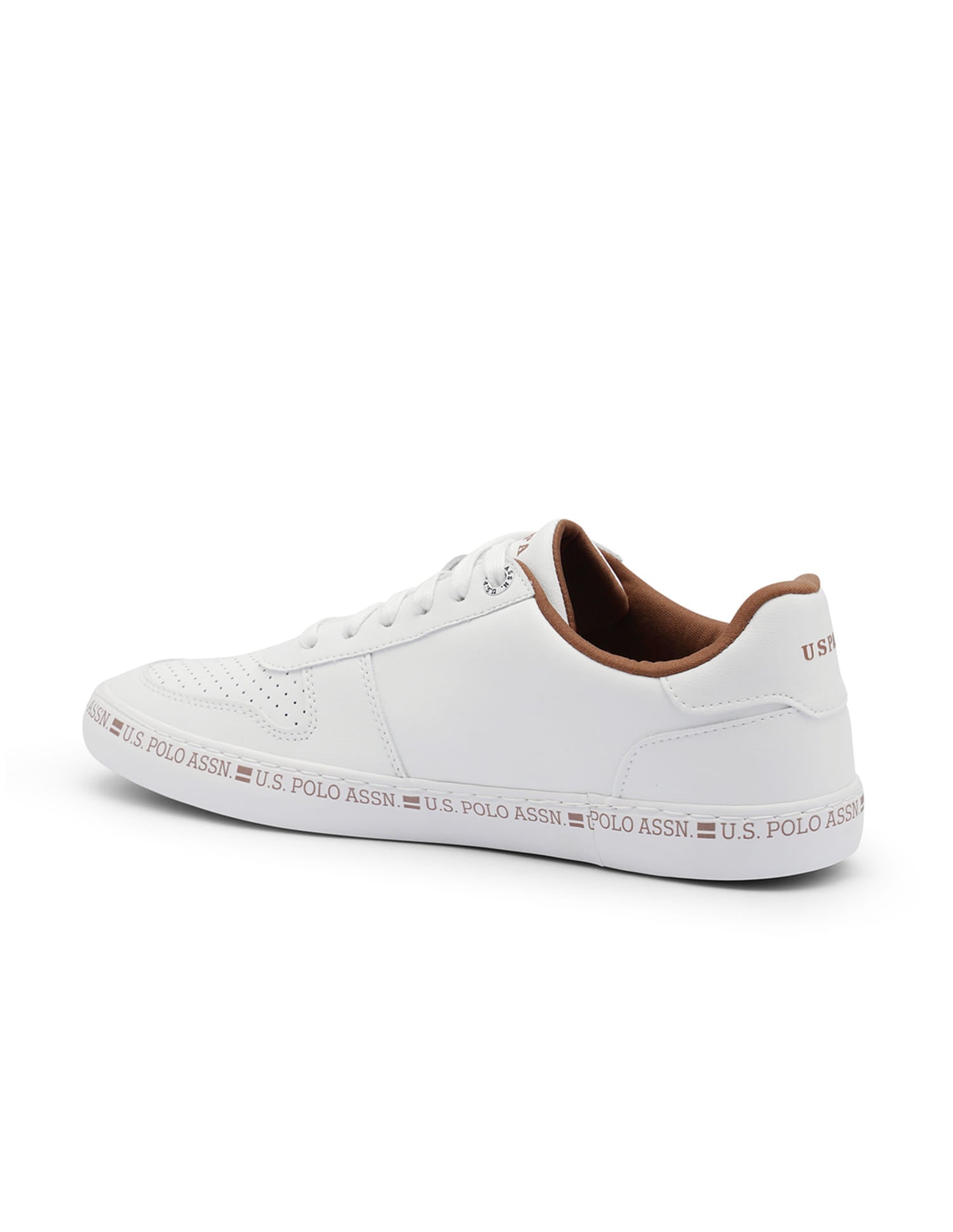 Men Contrast Midsole Conrad 4.0 Sneakers Off White - U.S. Polo Assn. India | Large