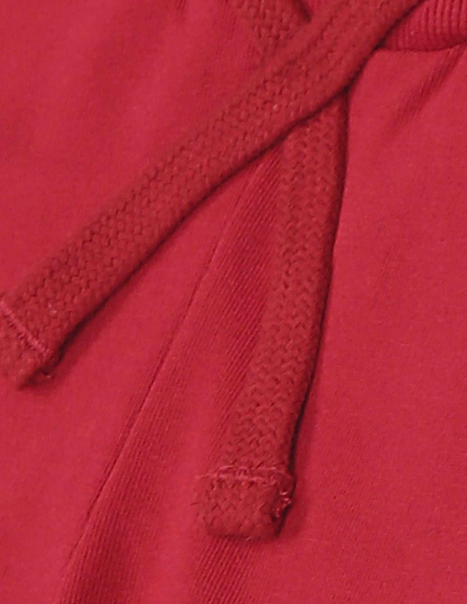 Girls Red Mid Rise Solid Joggers Red - U.S. POLO ASSN. | Large