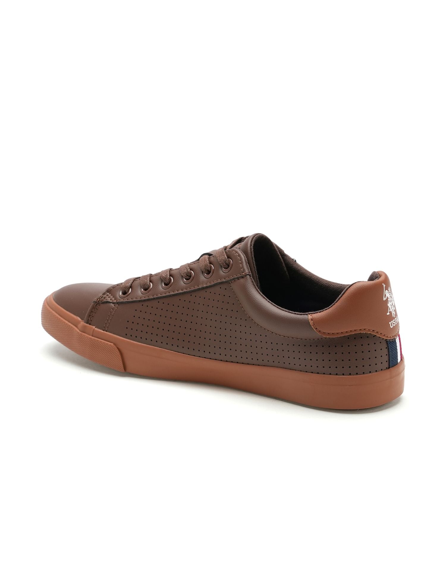 Men Perforated Capron 2.0 Sneakers Tan - U.S. Polo Assn. India | Large