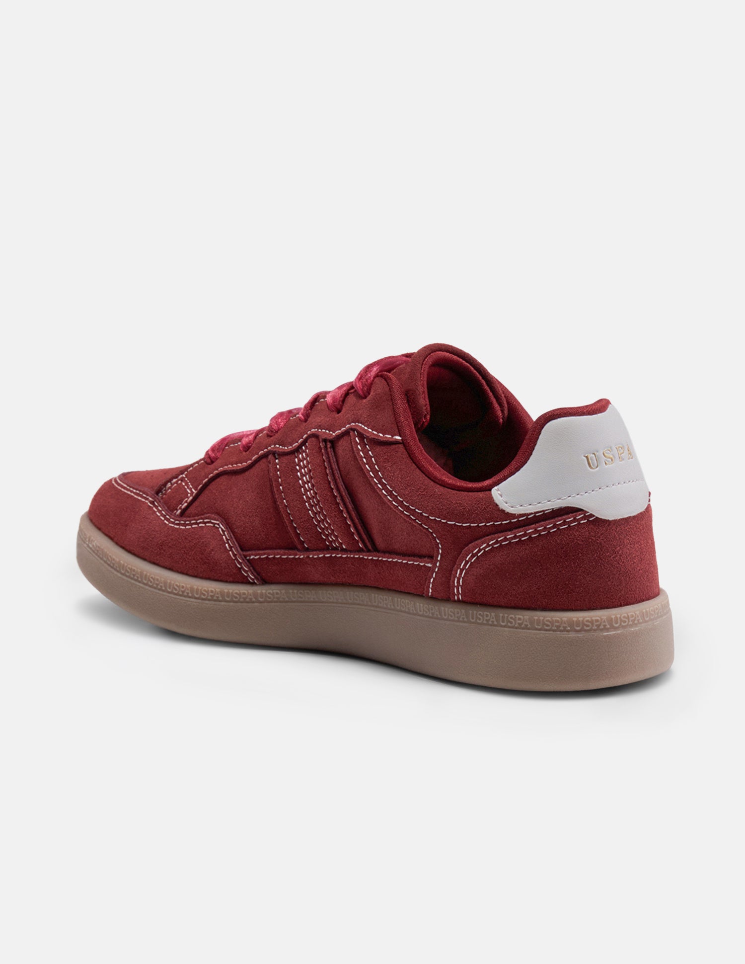 Ziana Round Toe Sneakers Burgundy - U.S. Polo Assn. India | Large