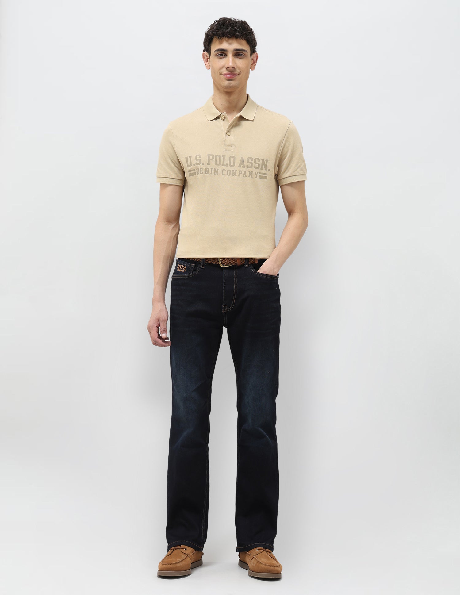 Connor Bootcut Blue Jeans Dark Indigo - U.S. POLO ASSN. | Large