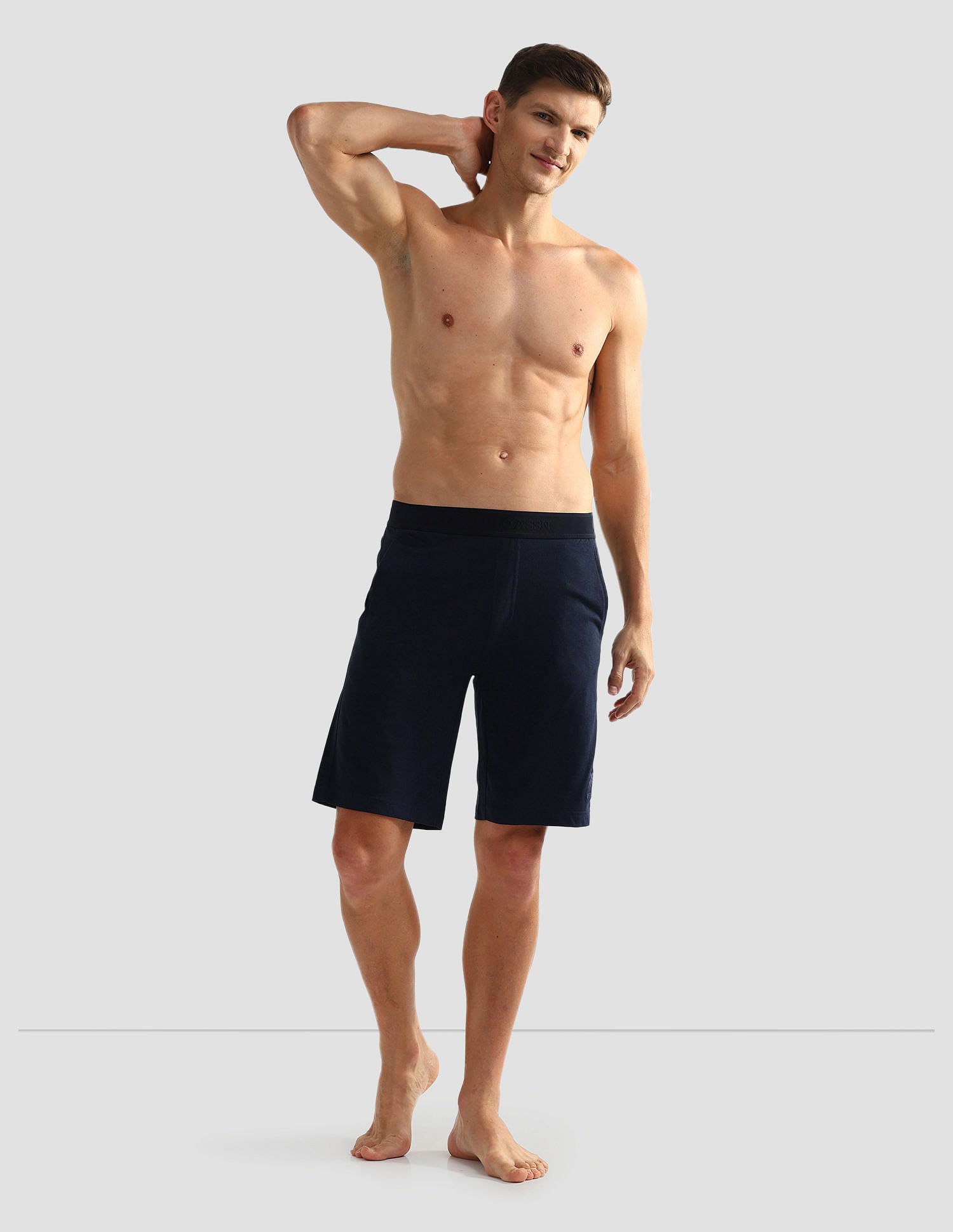 Mid Rise Solid LS001 Shorts - Pack Of 1 Navy - U.S. POLO ASSN. | Large