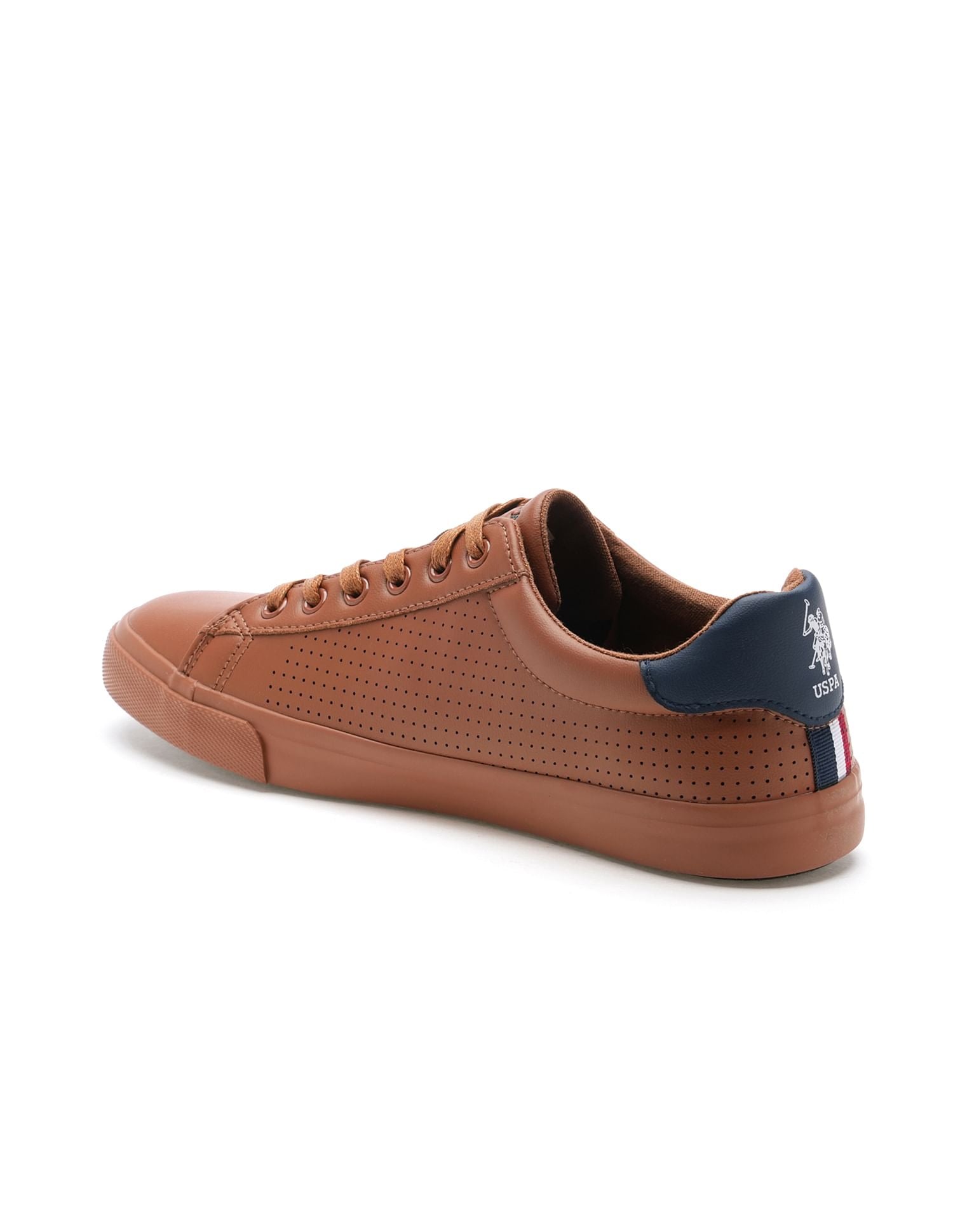 Men Perforated Capron 2.0 Sneakers Tan - U.S. Polo Assn. India | Large