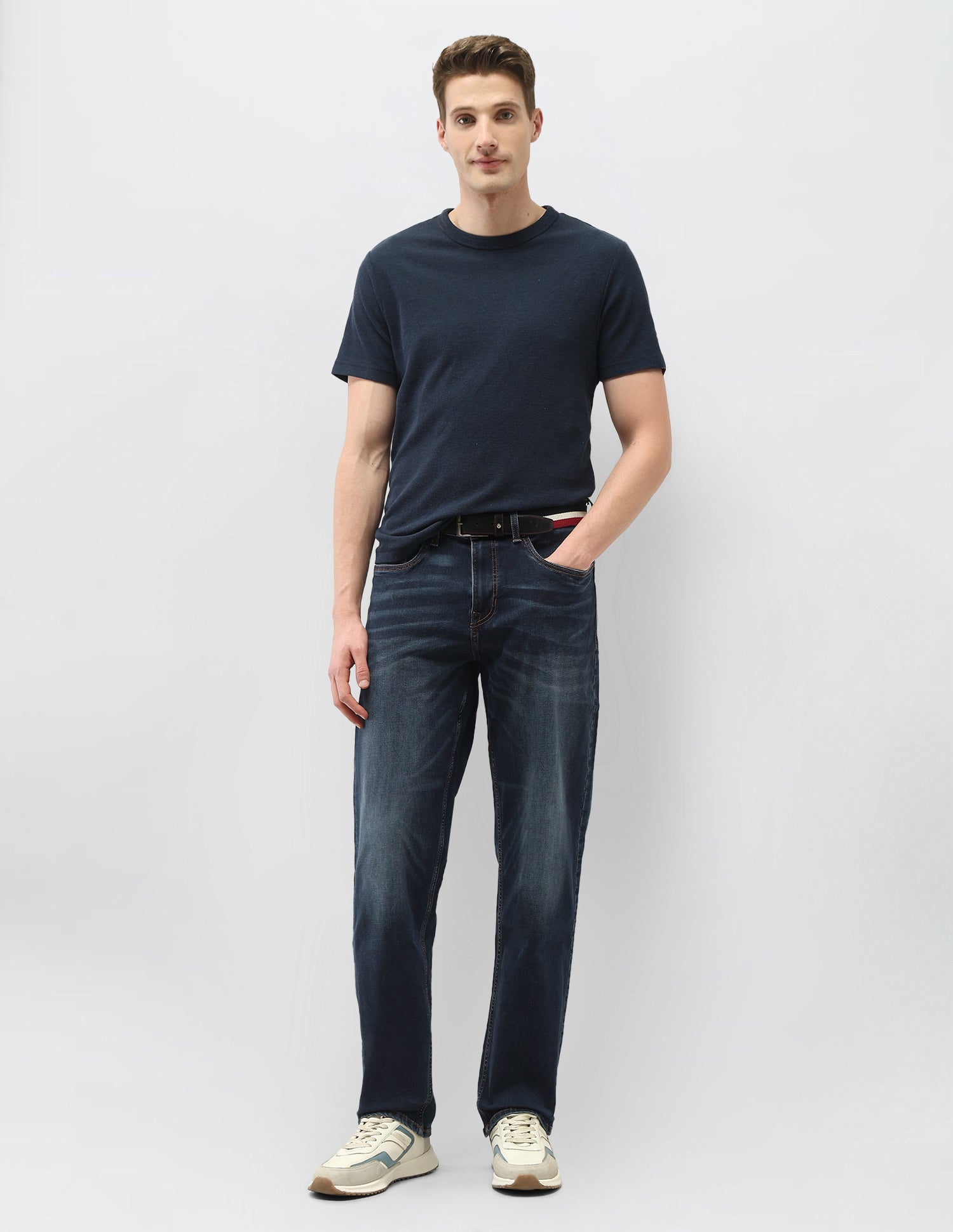 Whiskered Shawn Relaxed Fit Jeans Indigo - U.S. Polo Assn. India | Large