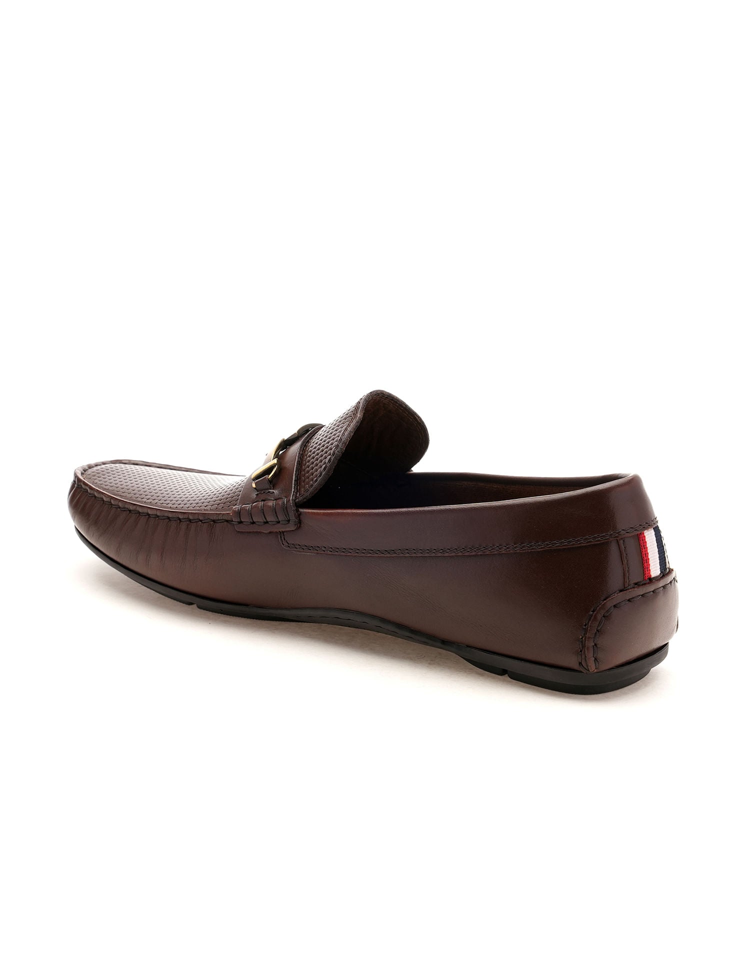Men Metallic Logo Alizah Loafers Brown - U.S. Polo Assn. India | Large