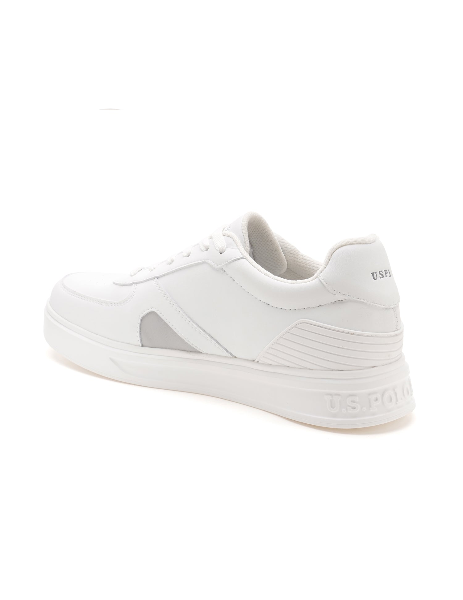 Men Nebo Colourblocked Sneakers White - U.S. Polo Assn. India | Large