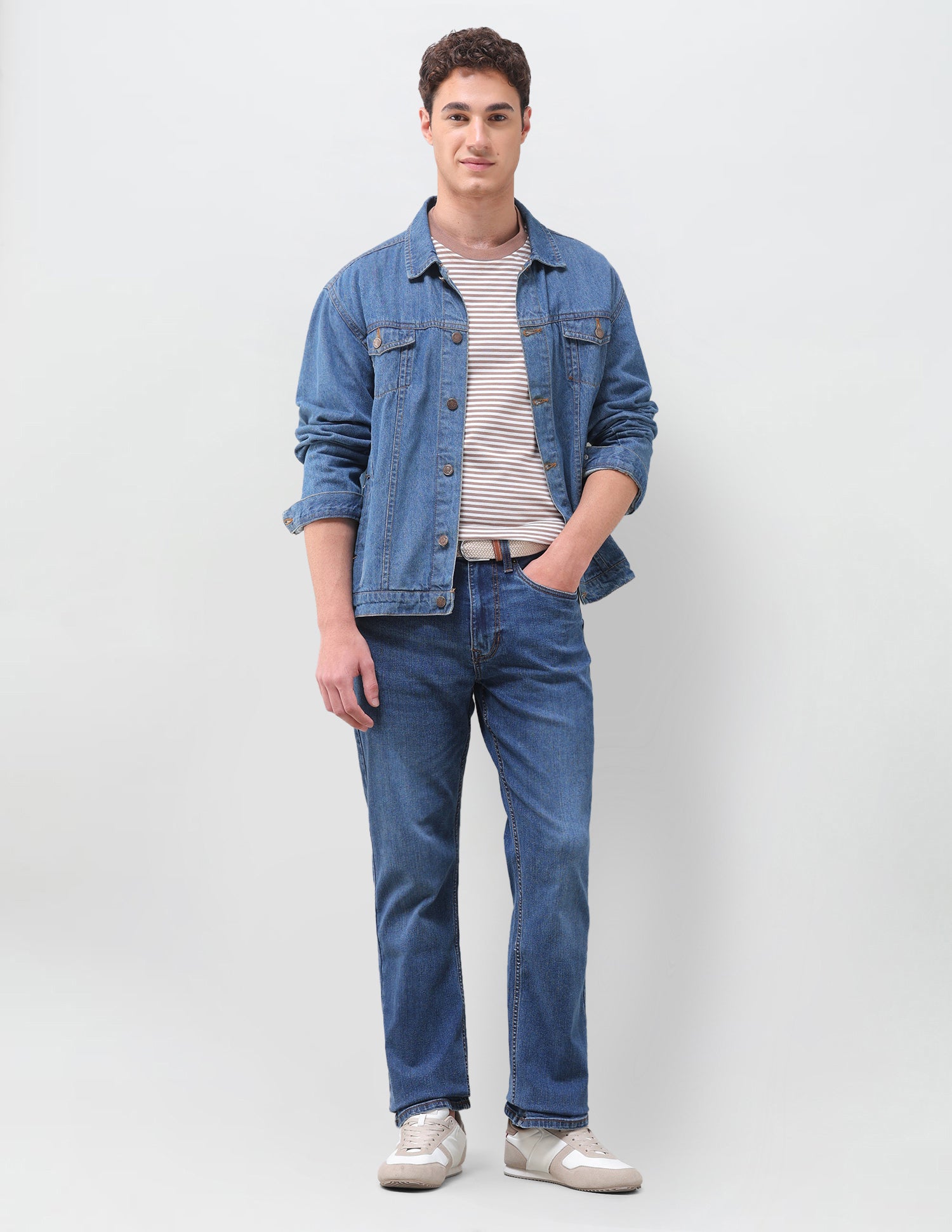 Connor Bootcut Fit Blue Jeans Indigo - U.S. Polo Assn. India | Large