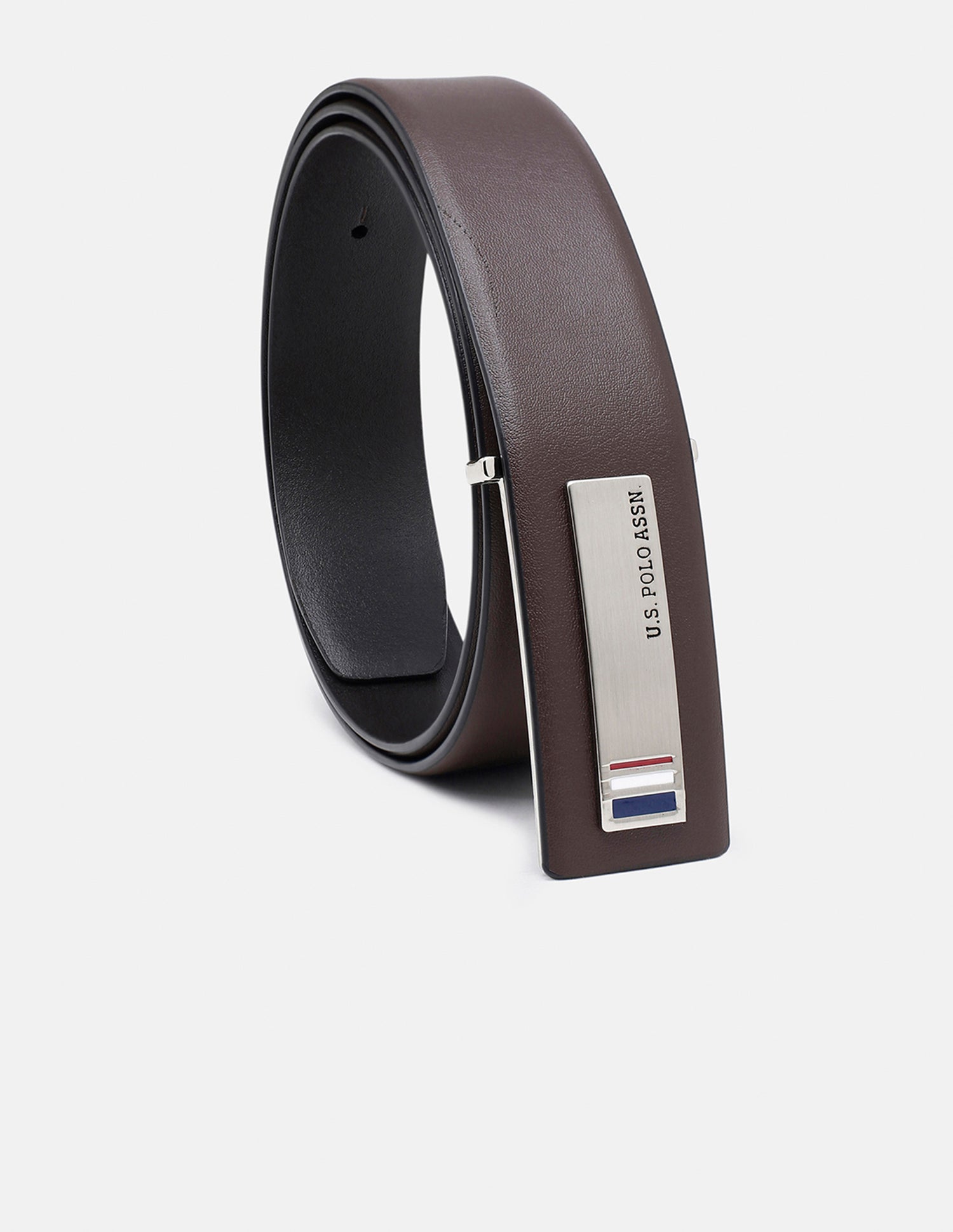 Single Side Chino Belt Brown - U.S. Polo Assn. India | Large