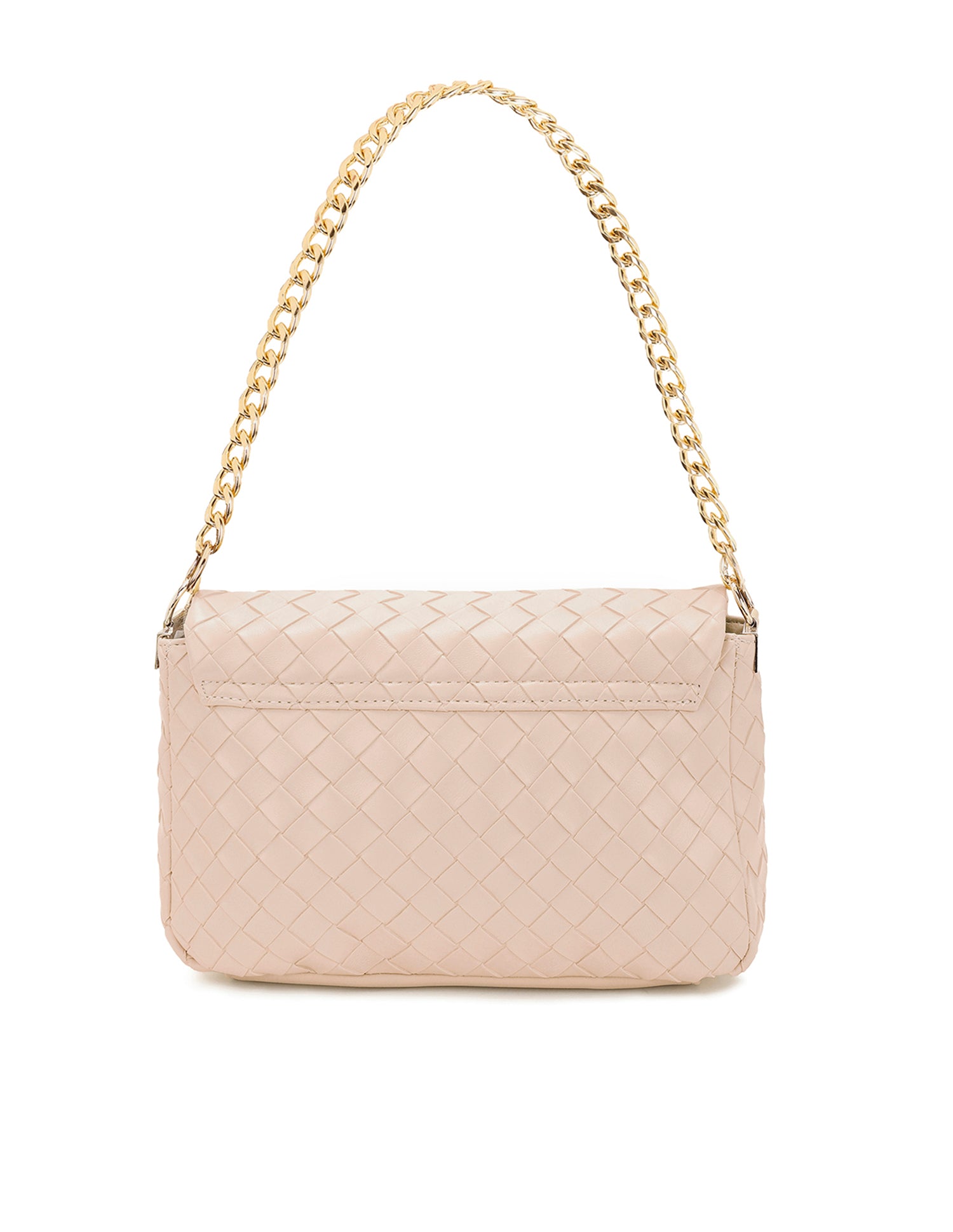 Women Angie Patterned Weave Crossbody Bag Nude - U.S. POLO ASSN. | Large