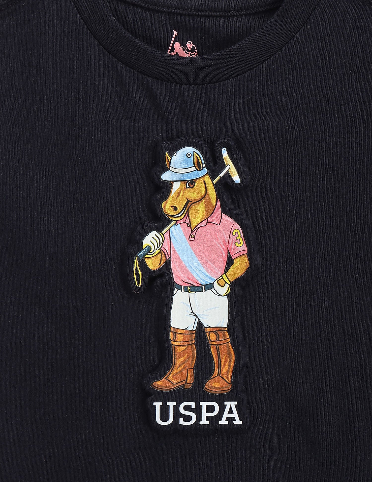 Boys Graphic Print T-Shirt Navy - U.S. Polo Assn. India | Large