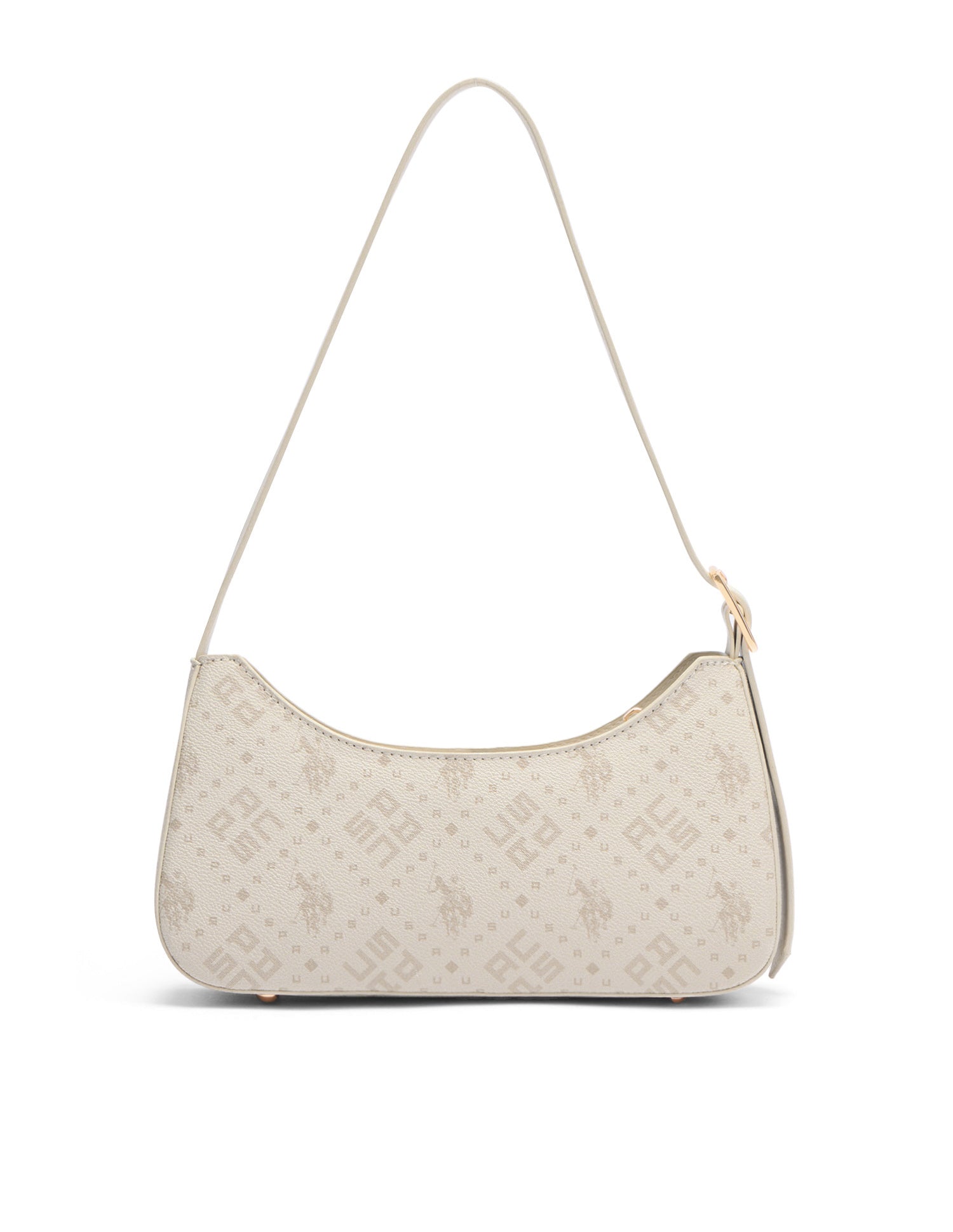 Caramel Brand Printed Shoulder Bag Off White - U.S. Polo Assn. India | Large