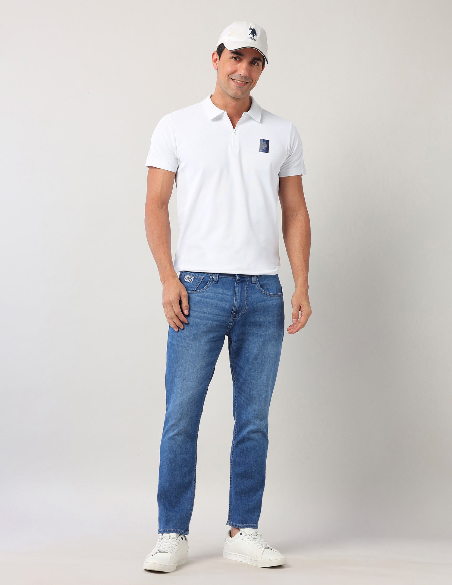 Henry Tapered Fit Authentic Denim Jeans Blue - U.S. Polo Assn. India | Large