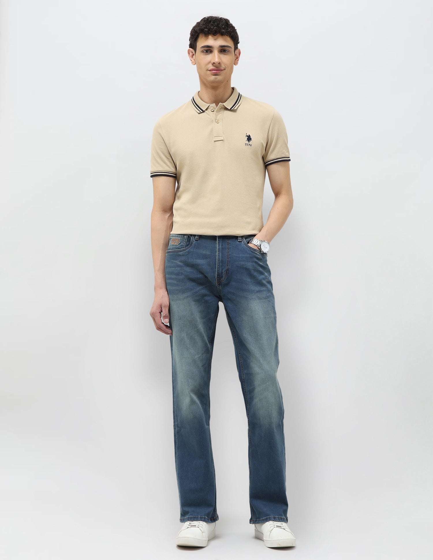 Connor Bootcut Blue Jeans Indigo - U.S. Polo Assn. India | Large