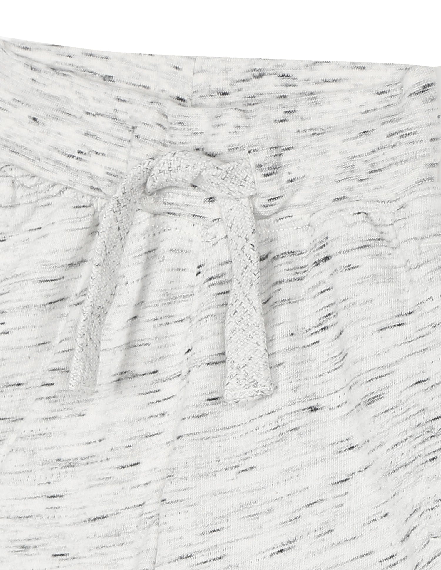 Elasticized Waist Heathered Shorts White - U.S. POLO ASSN. | Large