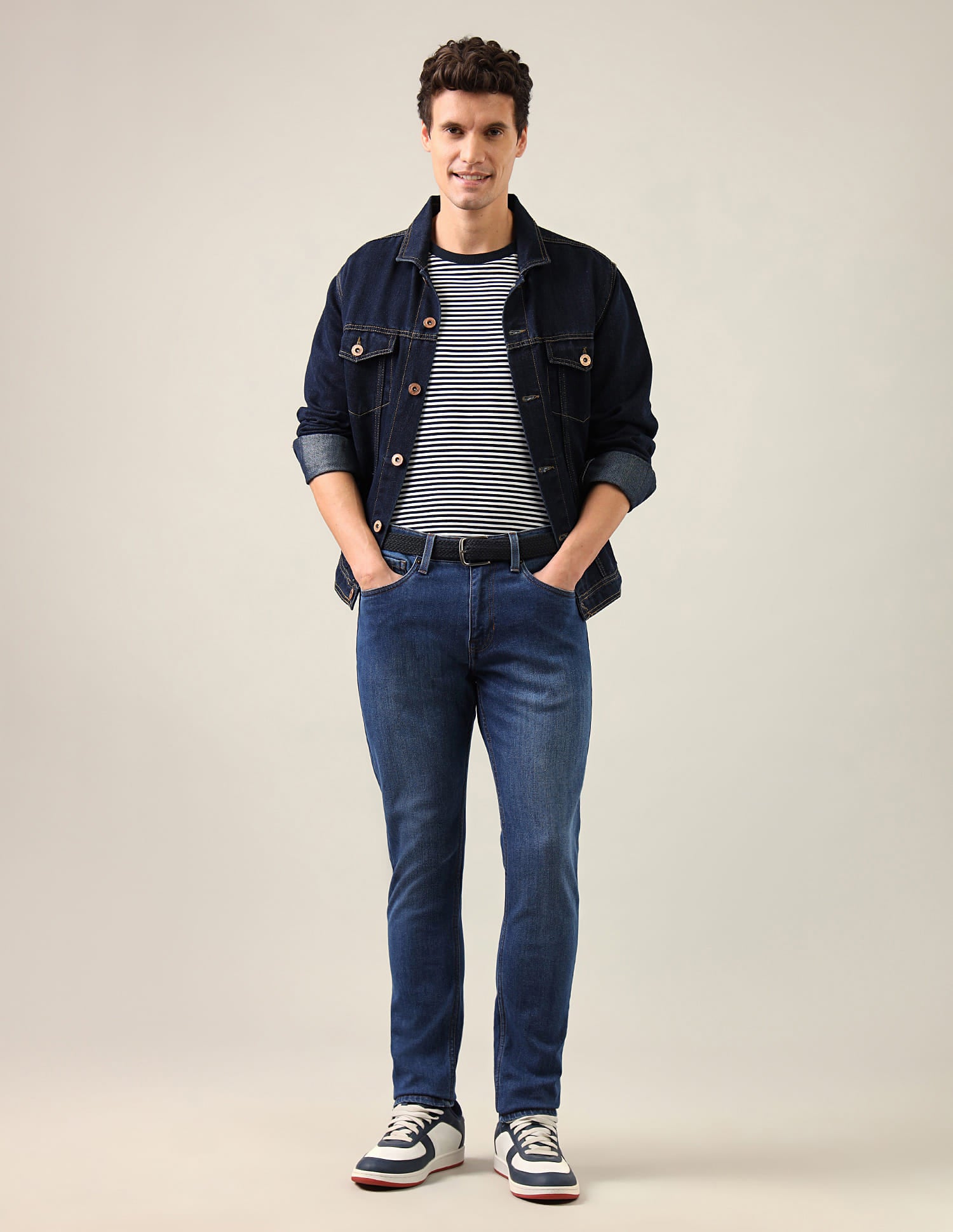 Brandon Slim-Tapered Fit Blue Jeans Blue - U.S. Polo Assn. India | Large