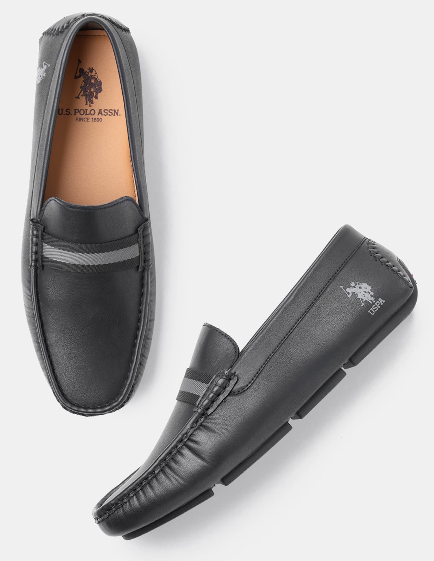 Men Bickford 6.0 Loafers Black - U.S. Polo Assn. India | Large