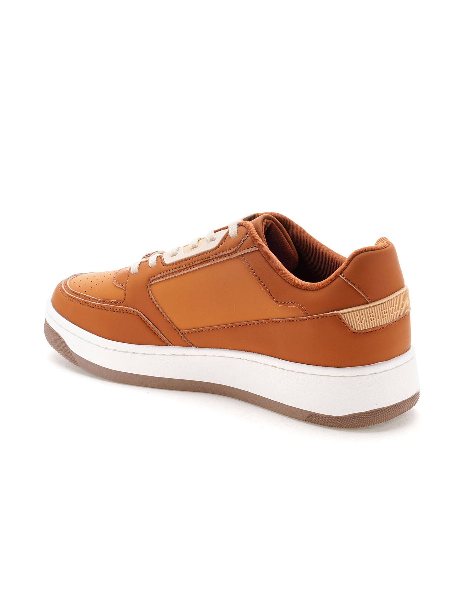 Men Storm Tan Retro Court Sneakers Tan - U.S. Polo Assn. India | Large