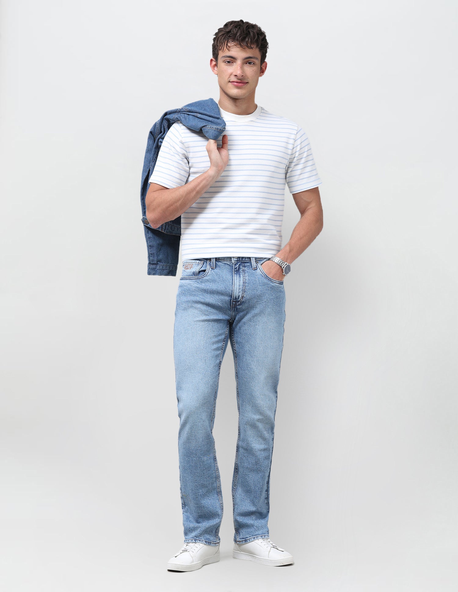 Harold Slim Straight Fit Blue Jeans Indigo - U.S. Polo Assn. India | Large