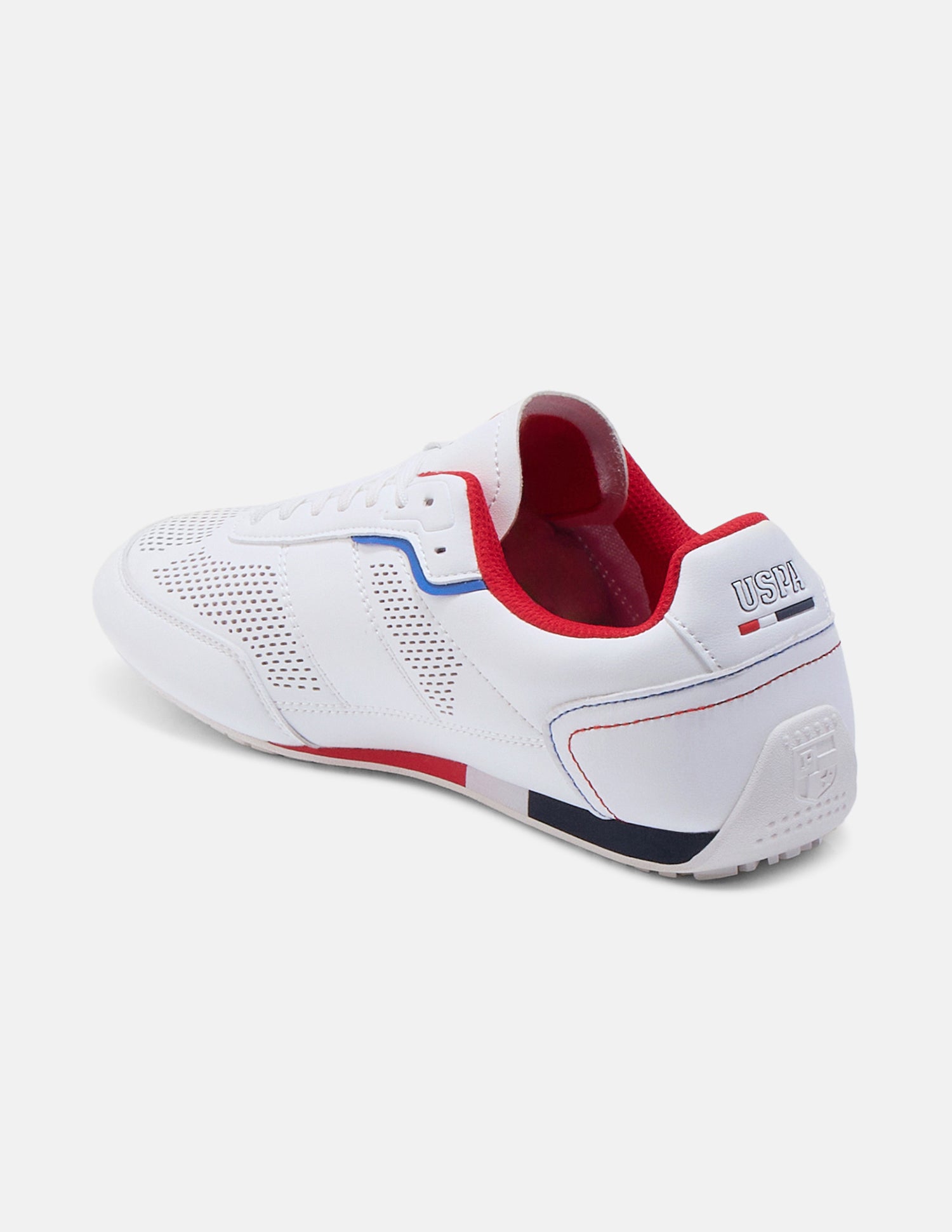 Round Toe Pacer Sneakers White - U.S. Polo Assn. India | Large