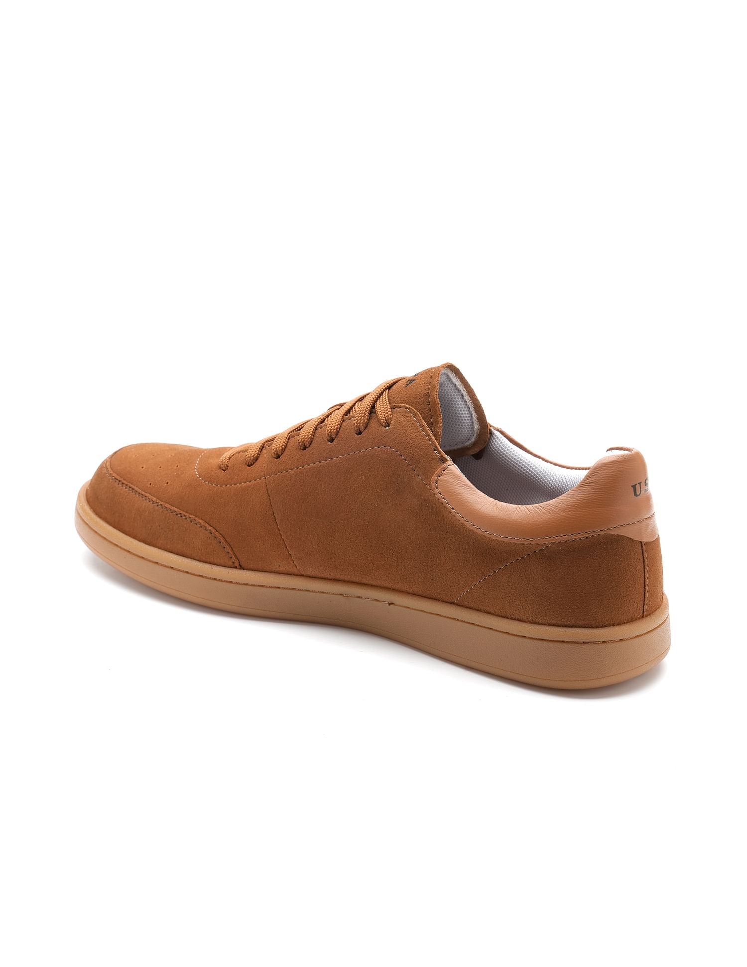 Mens Caldera Leather Sneakers Tan - U.S. POLO ASSN. | Large